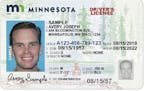 The Minnesota IDs has a new security feature: If you hold the license up to the light, a walleye is visible.
