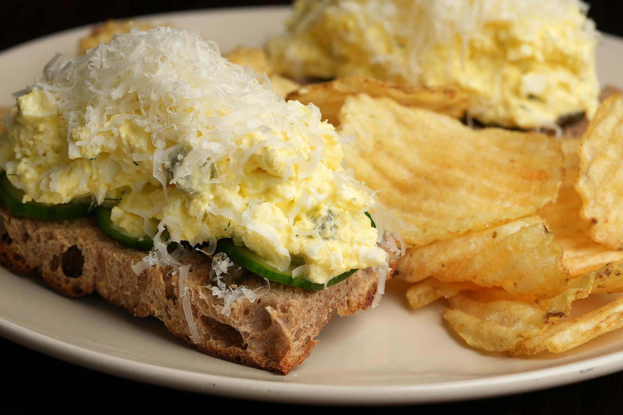 The K'evan Keen egg salad sandwich at The Briar.