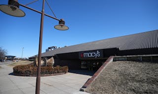 Macy’s Furniture Gallery in Edina is an example of an earth-sheltered building, a short-lived fad in commercial architecture.