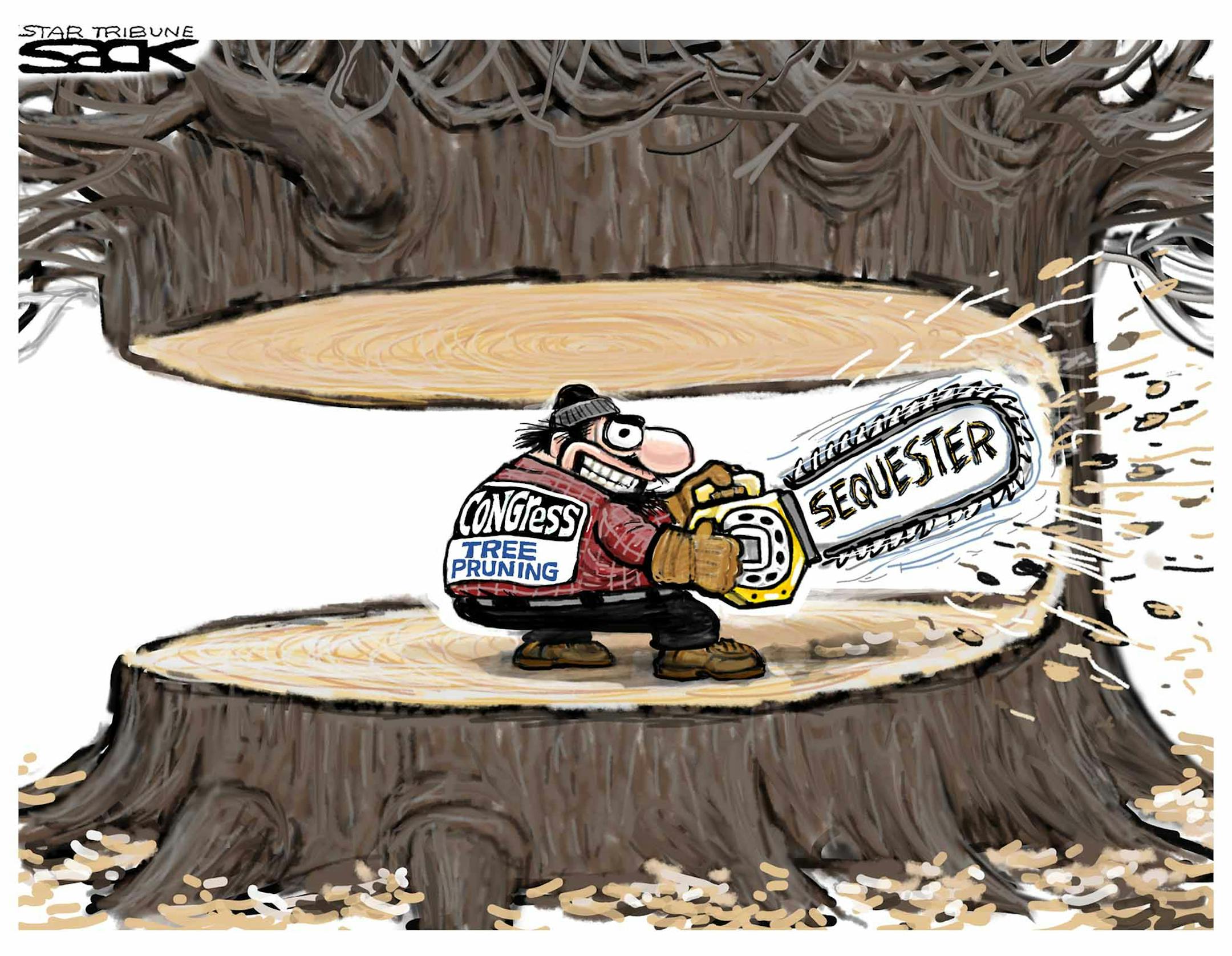 Steve Sack editorial cartoon for Feb. 10, 2013.