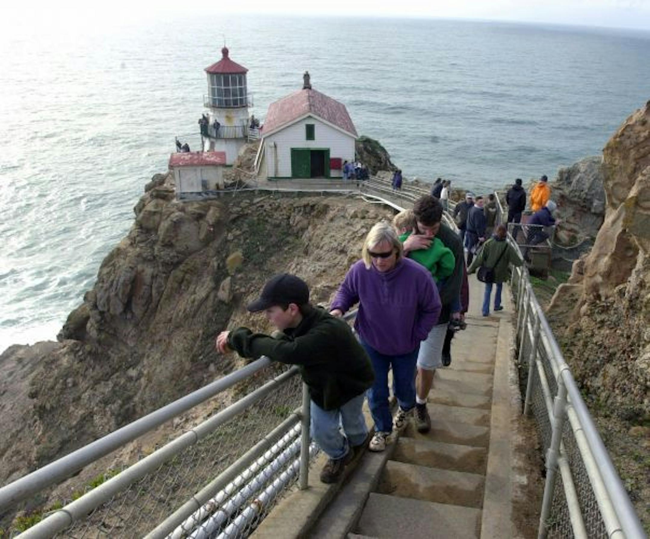 Built in 1870 and equipped with an automated light and foghorn, the Point Reyes lighthouse remains a beacon for ocean vessels and landlubbers alike.