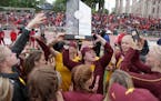 A fourth place in the 1,600-meter relay gave the Gophers a share of the Big Ten women's track and field championship with Michigan on Sunday in Lincol