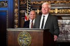 Rep. Paul Thissen laughed as he addressed attendees of Tuesday's press conference in which Thissen was introduced as Minnesota's new Supreme Court Jus