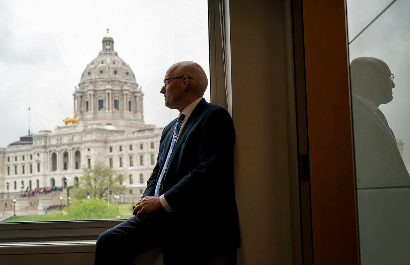 Minnesota Management and Budget Commissioner Myron Frans is one of just two members of Gov. Mark Dayton's inner circle who have been with him from the start of his term.