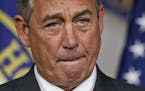 House Speaker John Boehner, of Ohio, speaks during a news conference on Capitol Hill in Washington, Friday, Sept. 25, 2015. In a stunning move, Boehne