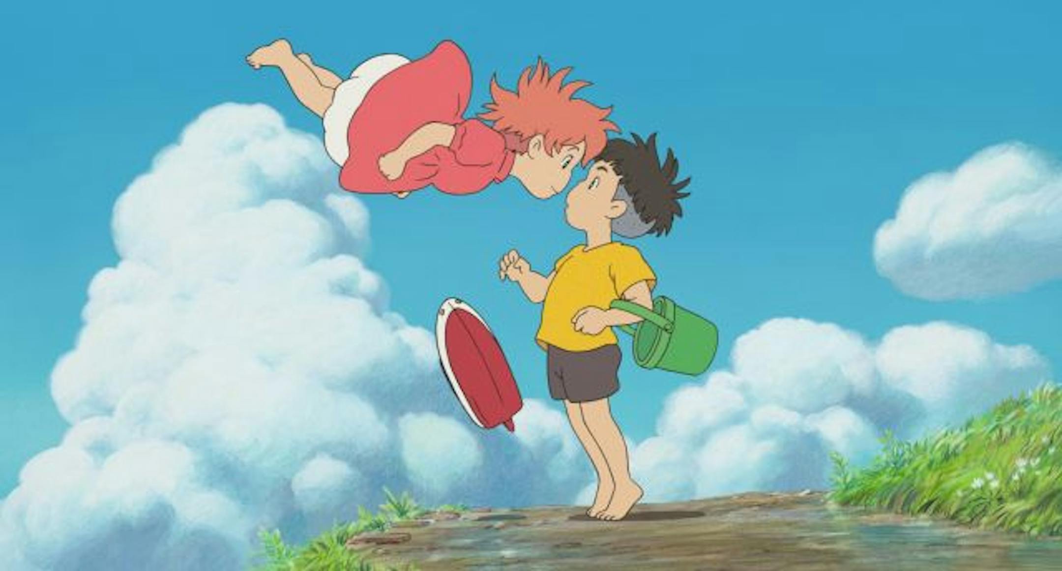In this movie still released by Disney, a scene from the animated film "Ponyo," is shown.