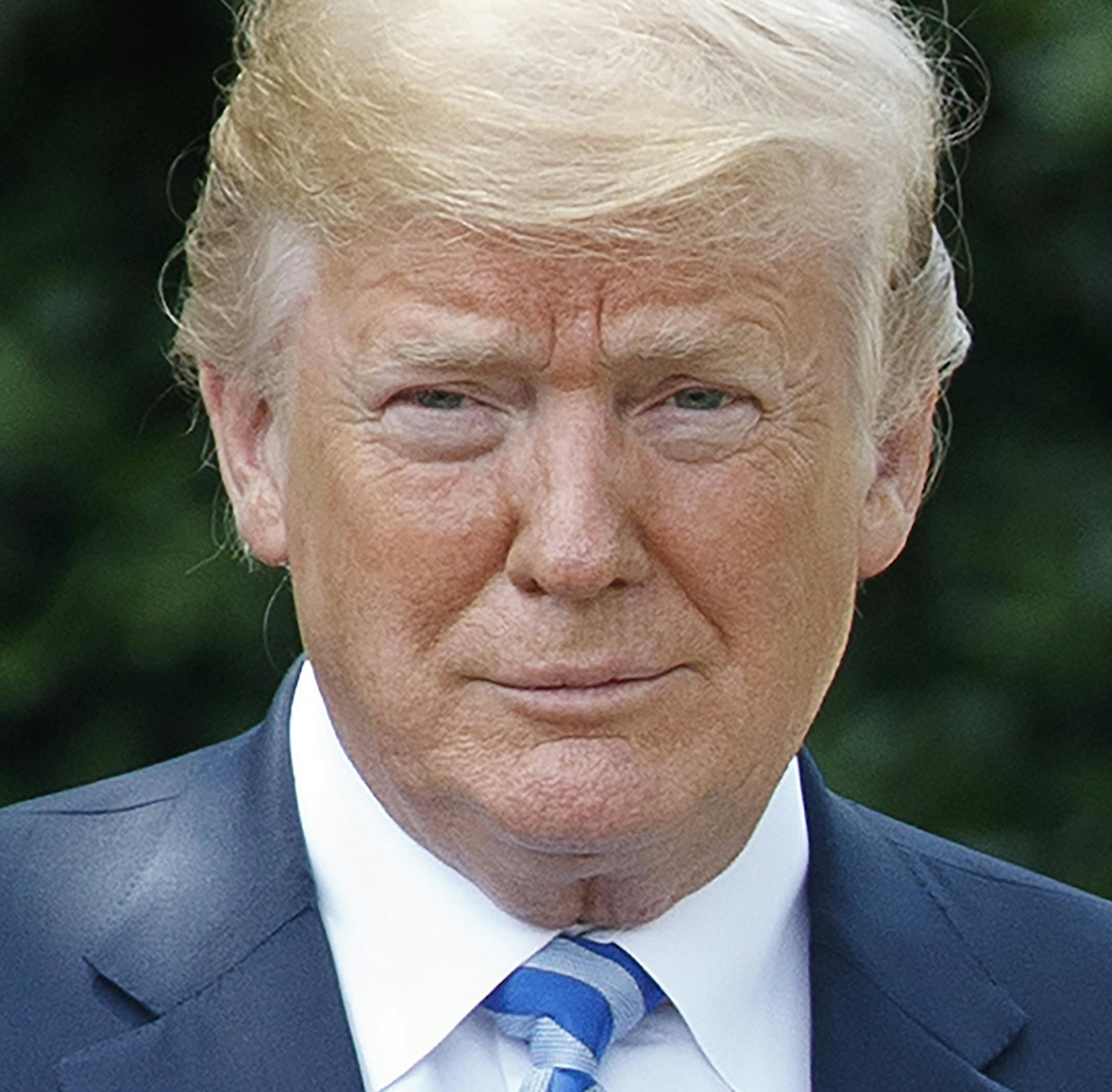 FILE -- President Donald Trump with Kim Song-hye, a member of North Korea's nuclear negotiating team, at the White House in Washington, June 1, 2018. The downfall of Kim Yong-chol and many of his negotiating team members provides the latest example of how a senior North Korean official’s political fortune is made or broken at the whims of Kim Jong Un. (Tom Brenner/The New York Times)