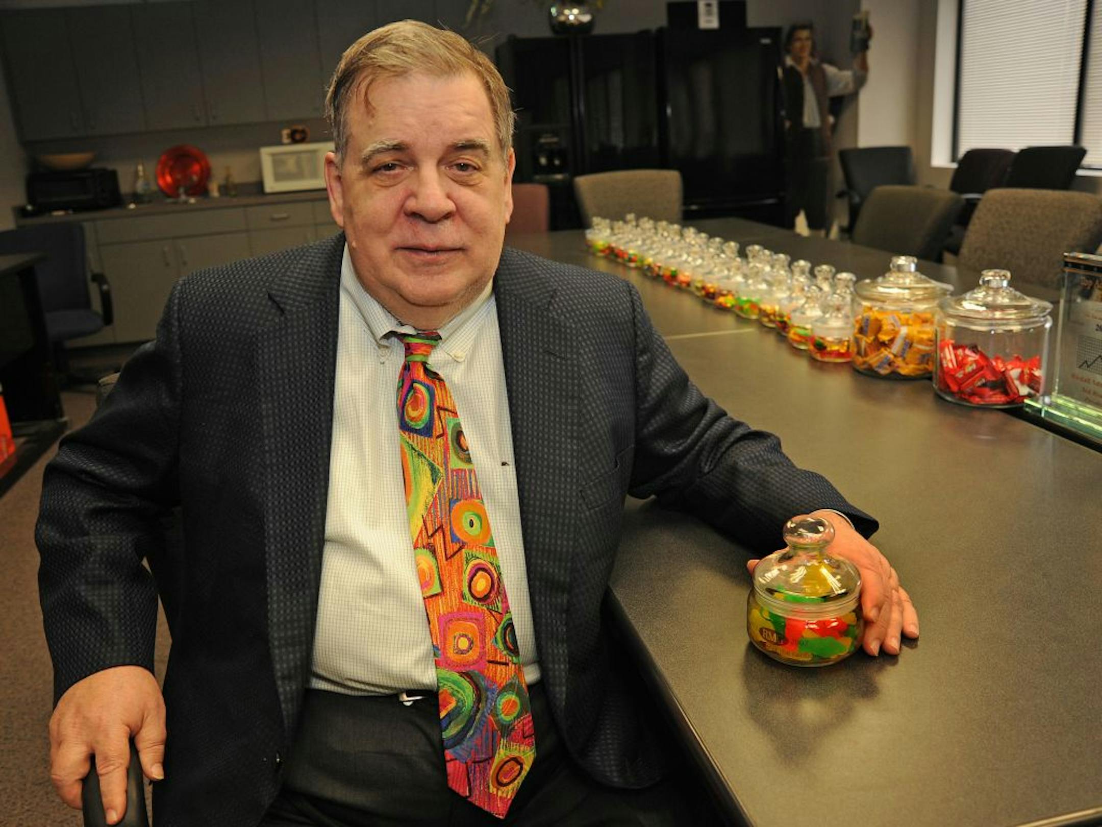 RMG chairman, John Risdall is celebrating his 40th anniversary in the advertising and public relations business. Over the past five years, no other agency in the world has won more Web Marketing Awards than RMG . One of the companies signature trademarks are candy containers in their conference rooms.