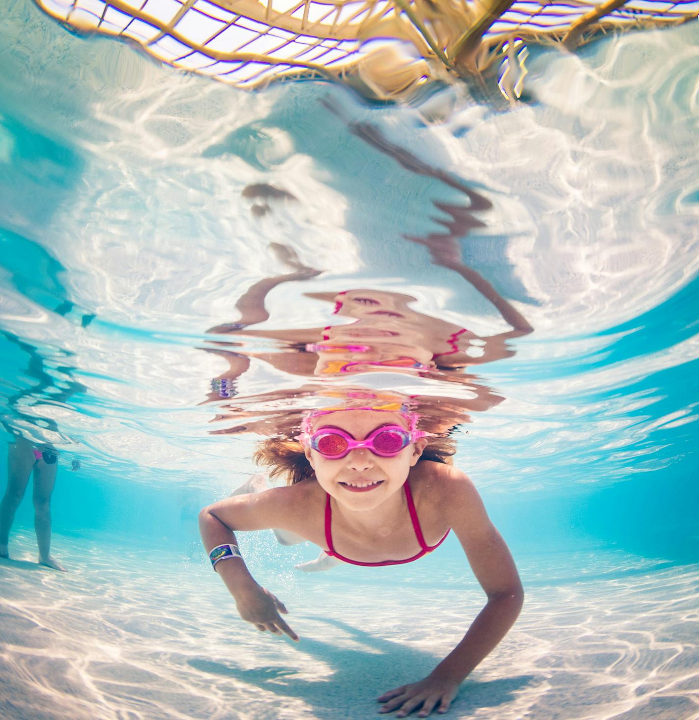 A child swims in the Wilderness Resort's Wild Waterdome Waterpark, in Wisconsin Dells, Wis. Photo by Nick Collura, Provided by Wisconsin Dells Visitor and Convention Bureau