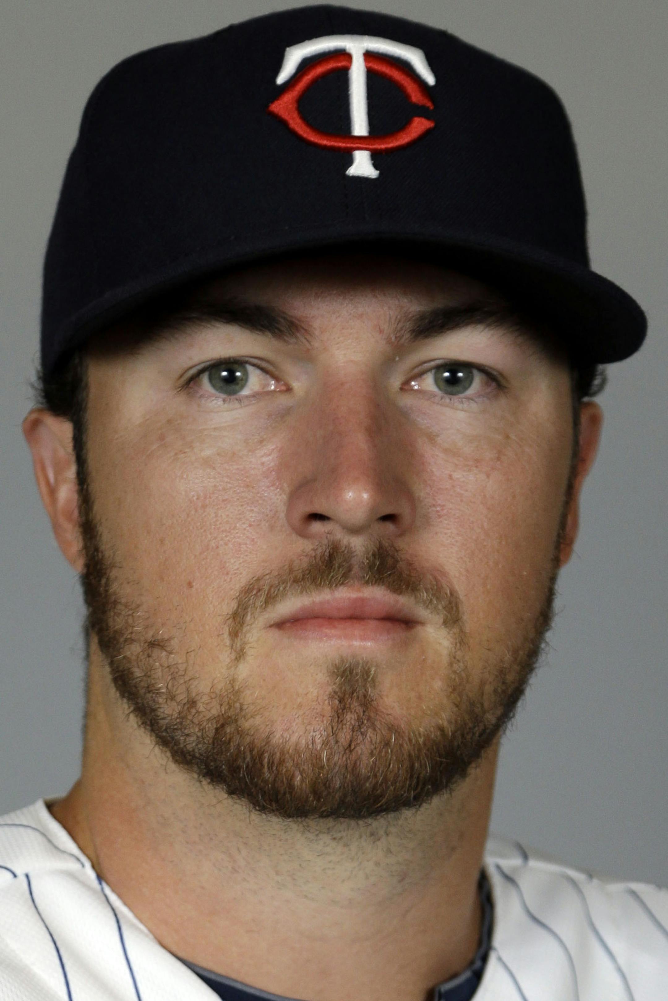 This is a 2014 photo of pitcher Phil Hughes of the Minnesota Twins baseball team. This image reflects the Twins active roster as of Tuesday, Feb. 25, 2014 when this image was taken. (AP Photo/Steven Senne) ORG XMIT: FLSR1