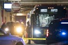 Minneapolis Police investigated the scene on the Metro Transit bus where two people were shot Thursday night. ] JEFF WHEELER &#x2022; Jeff.Wheeler@sta
