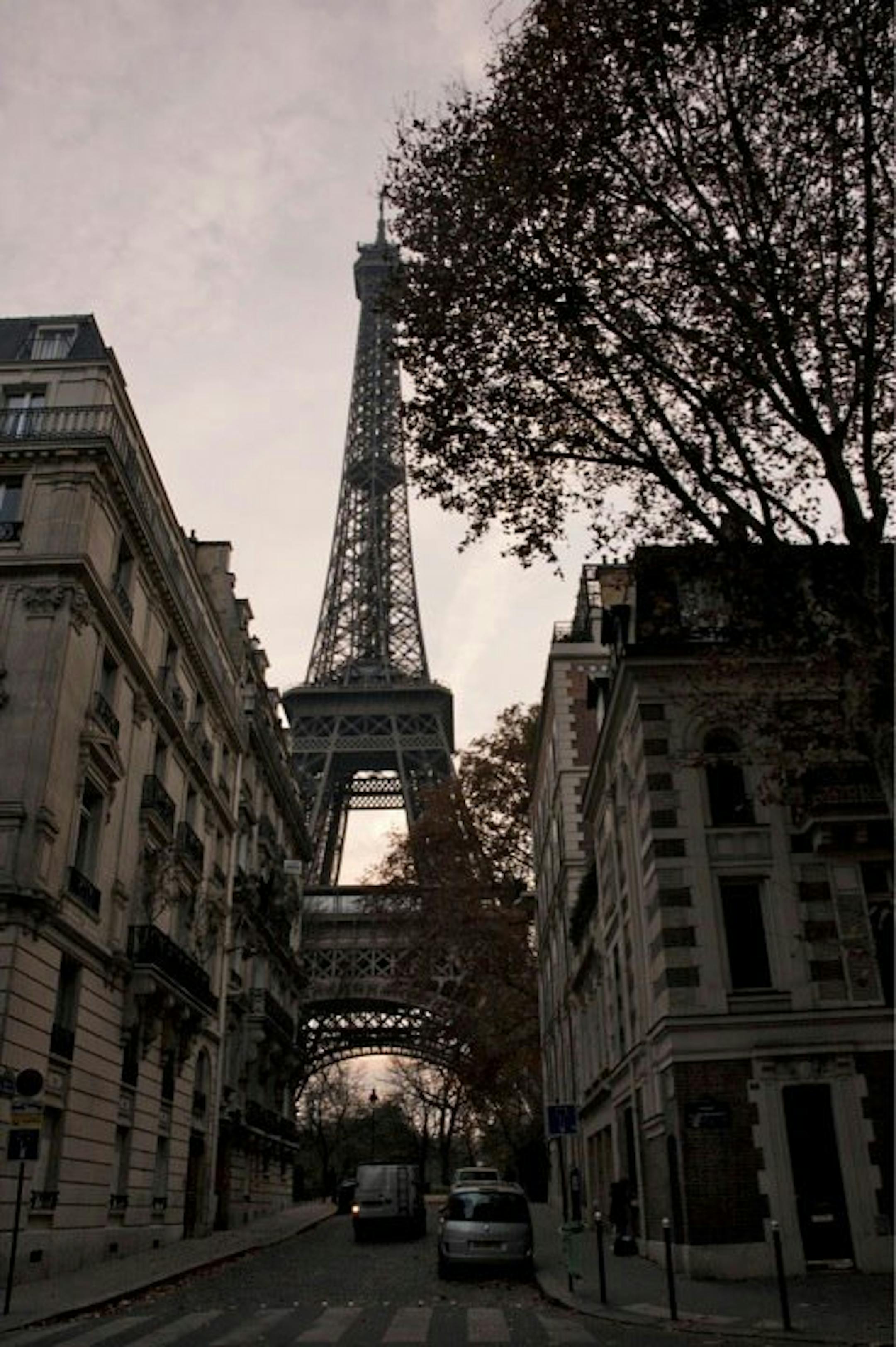 Our first view of the Eiffel Tower- how incredible? [photo credit: Bridget McQuillan]