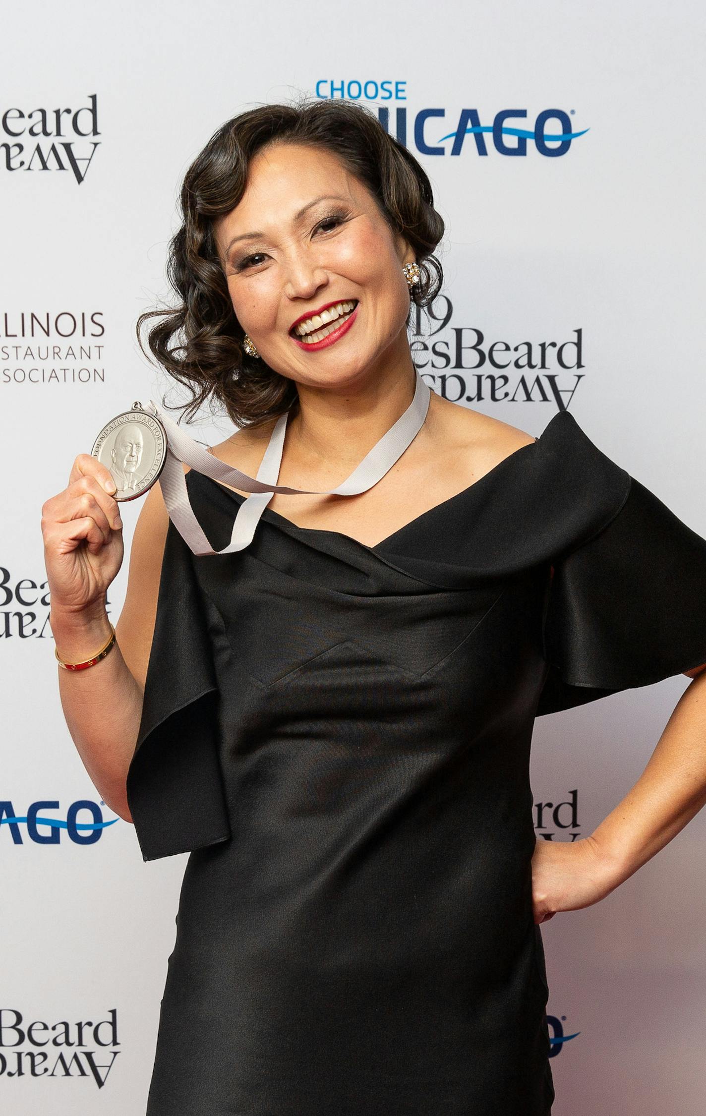 Ann Kim with her James Beard Award. Galdones Photography for The James Beard Foundation ORG XMIT: MIN1905081431207383