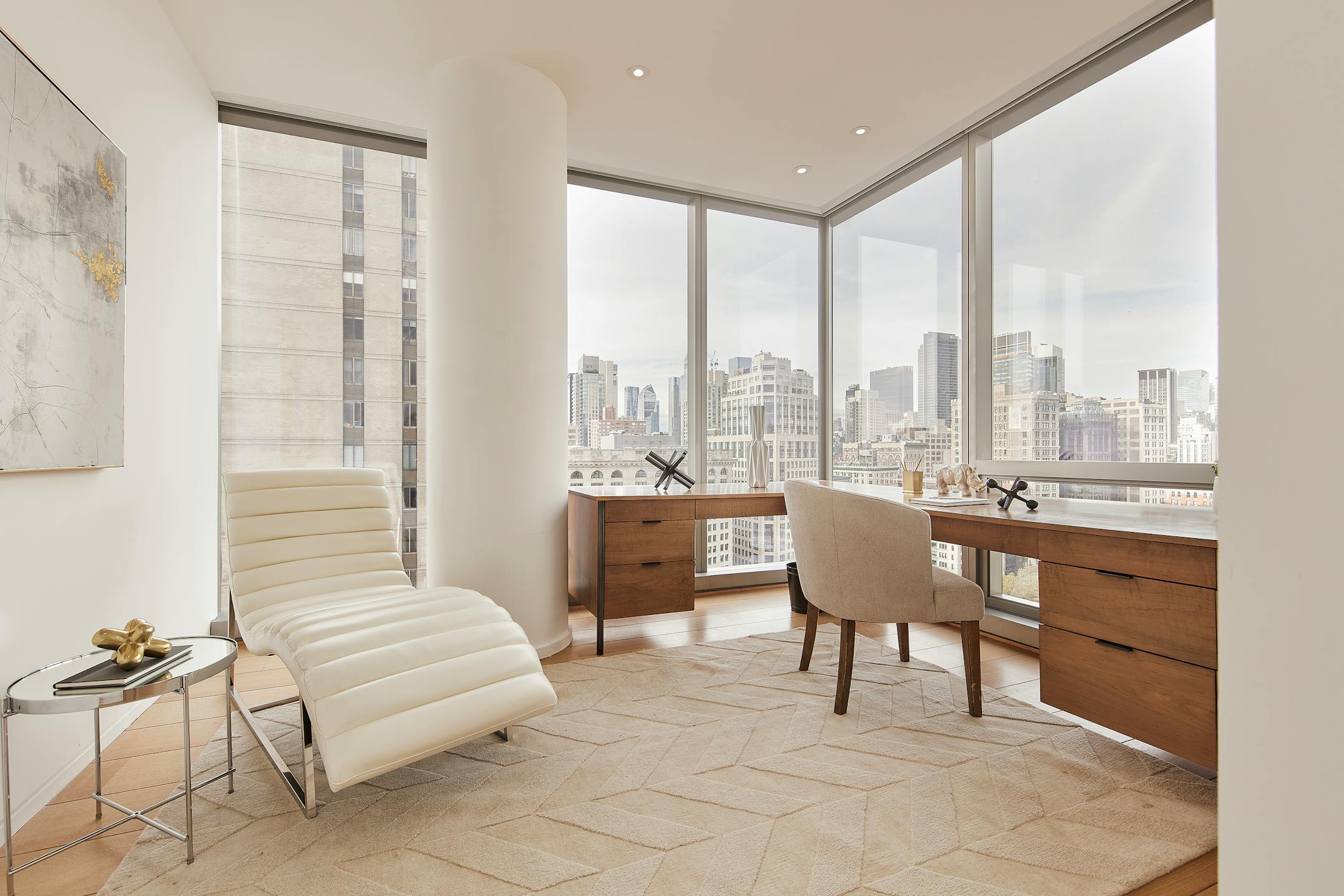 An l-shaped design helps to anchor a space with wrap around views. (Scott Gabriel Morris/TNS)