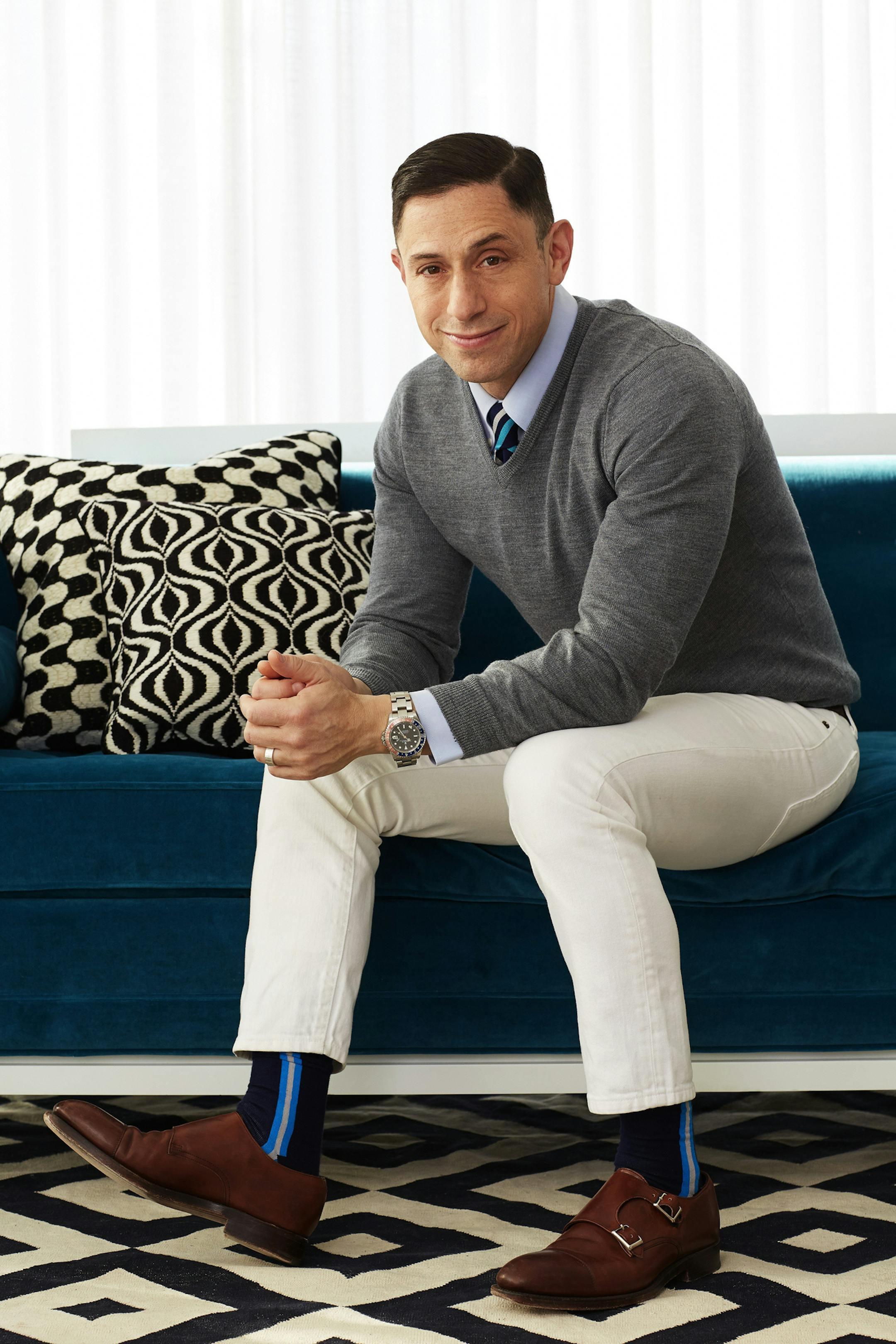 "We should all be striving to be ever more eccentric and ever more glamorous," says designer Jonathan Adler. (Maura McEvoy/TNS) ORG XMIT: 1161573