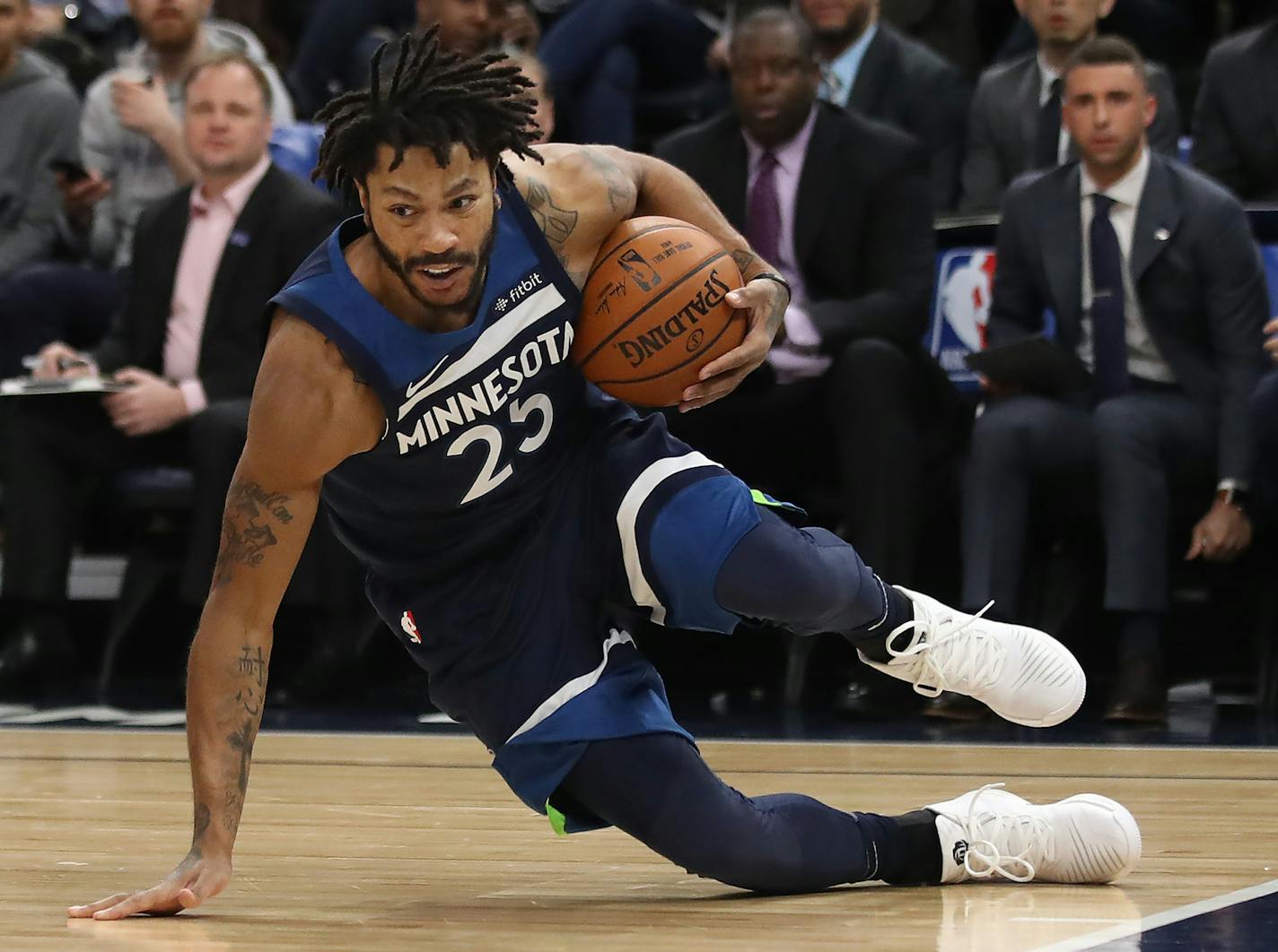 Timberwolves guard Derrick Rose