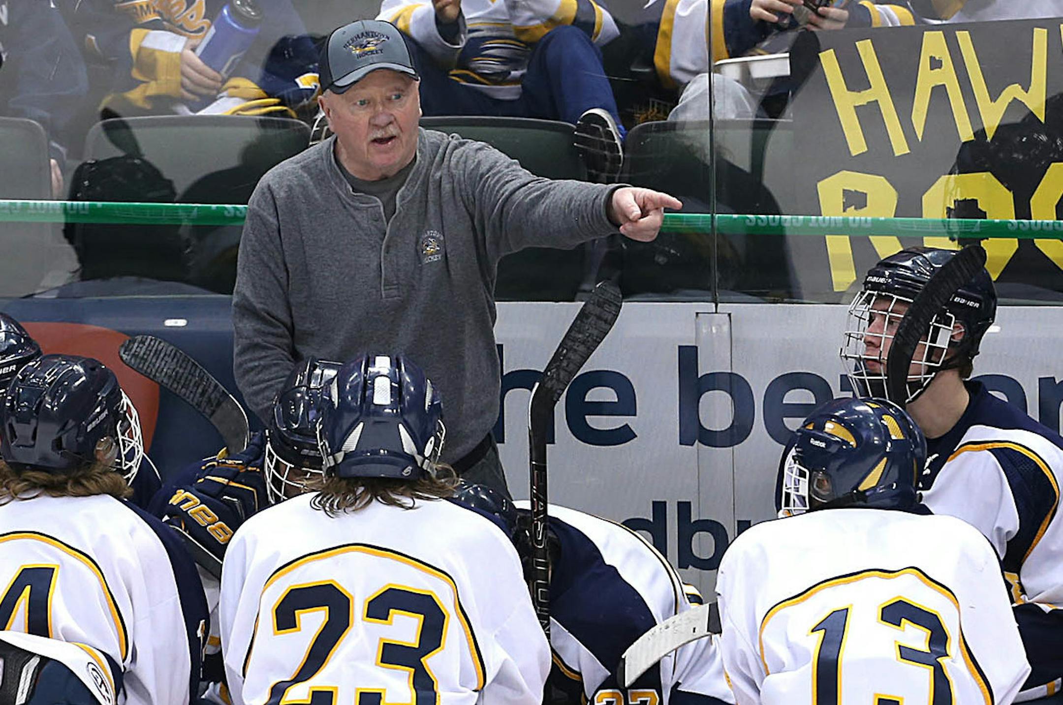 Hermantown head coach Bruce Plante (Jim Gehrz, Star Tribune file)