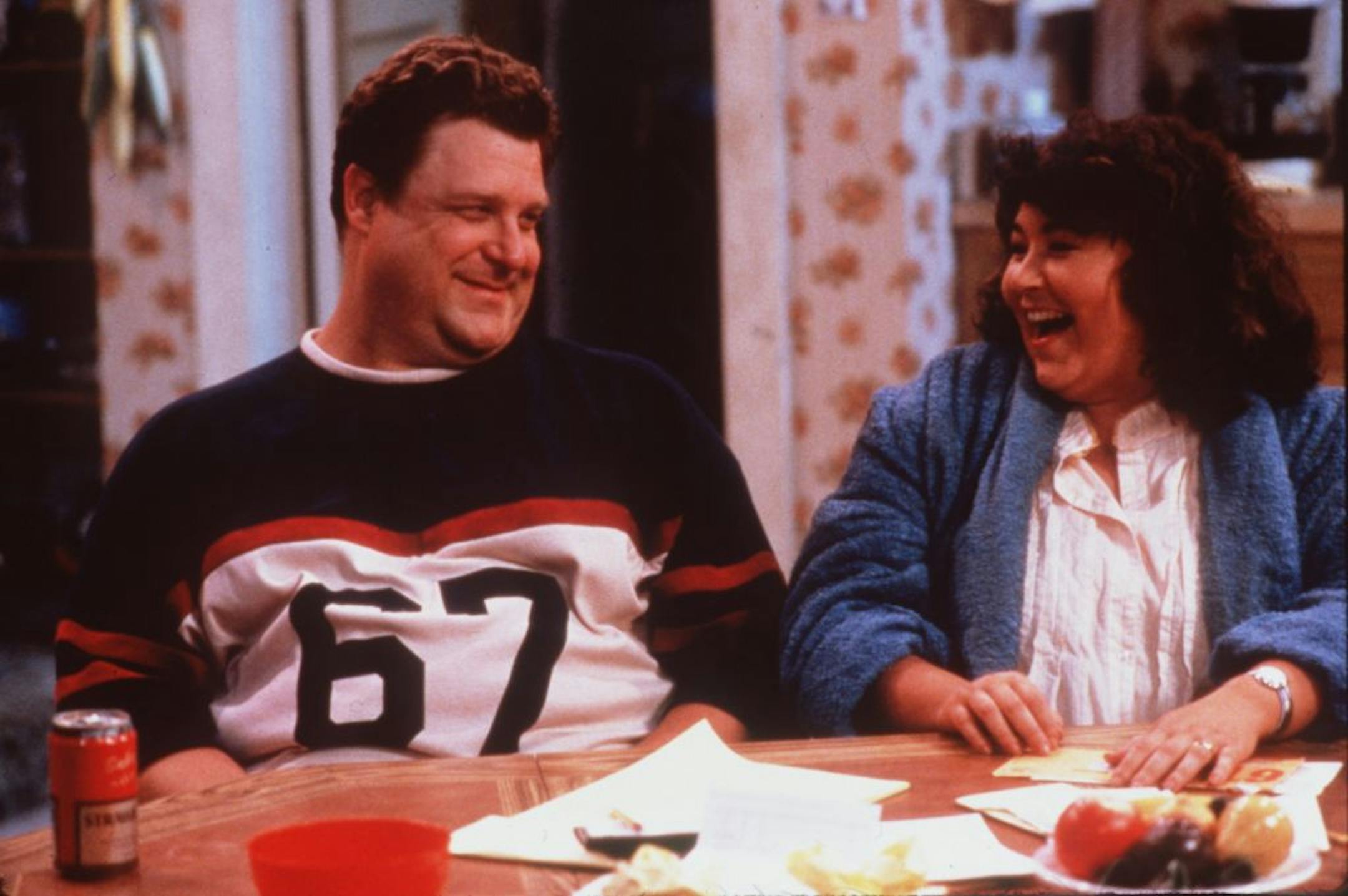 John Goodman and Roseanne Barr will team up in NBC's "Downwardly Mobile." Can they duplicate the success of "Roseanne"?