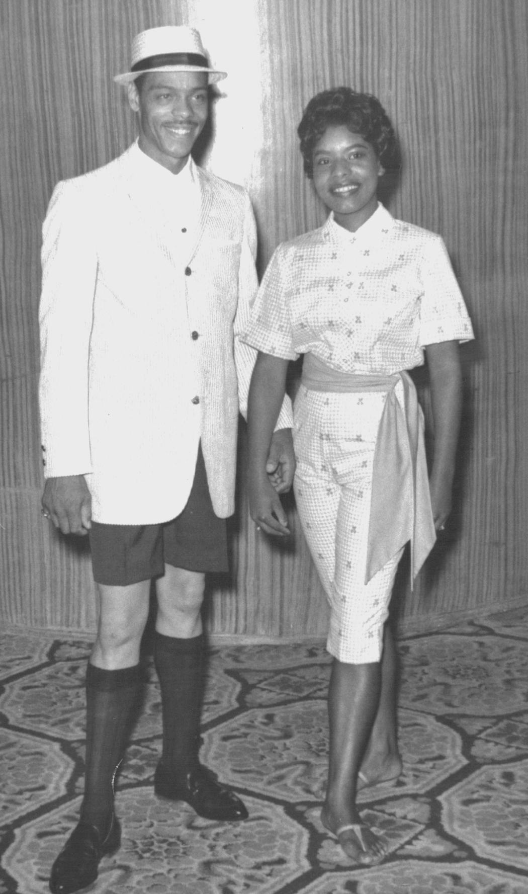 Gordon Kirk appeared with Toni Hughes Allen in an NAACP Style Show in summer 1960 at the Prom Ballroom in St. Paul.