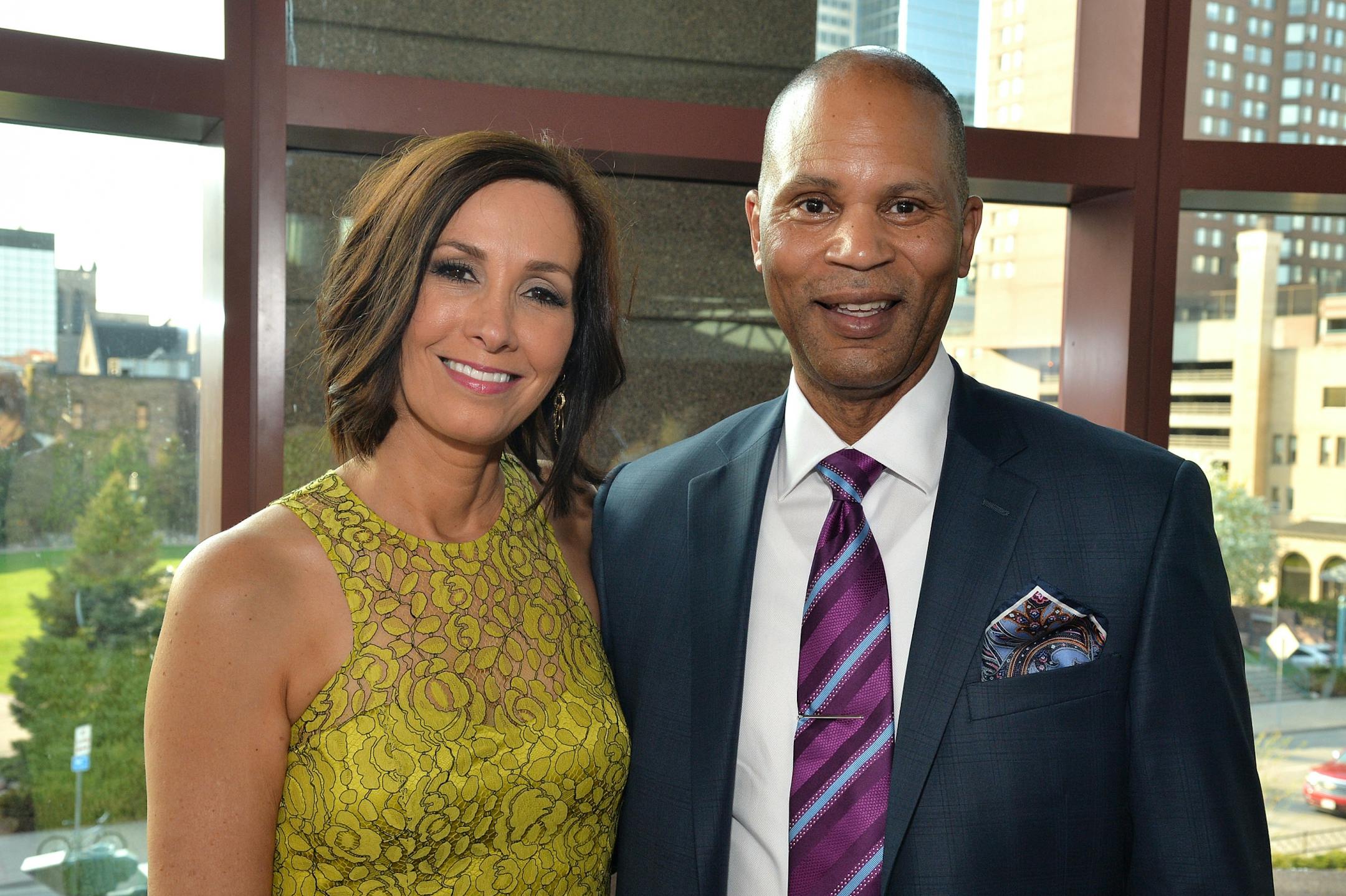 Kathy Roedel and Bryan Fleming.