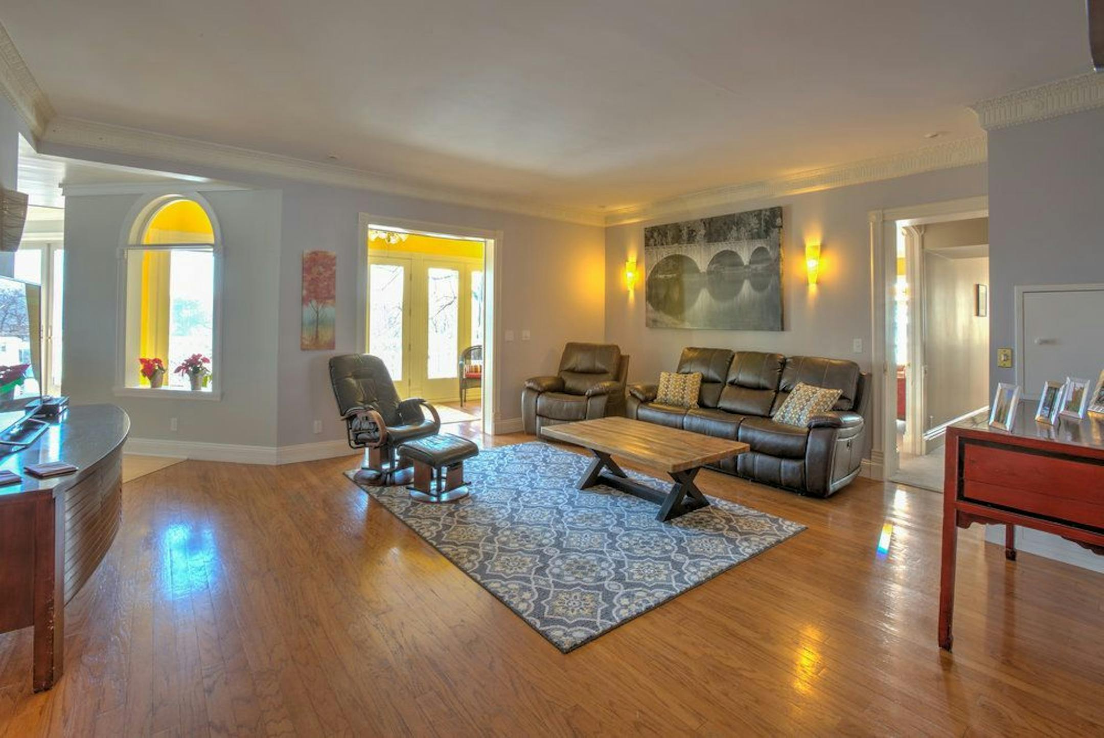 The family room.