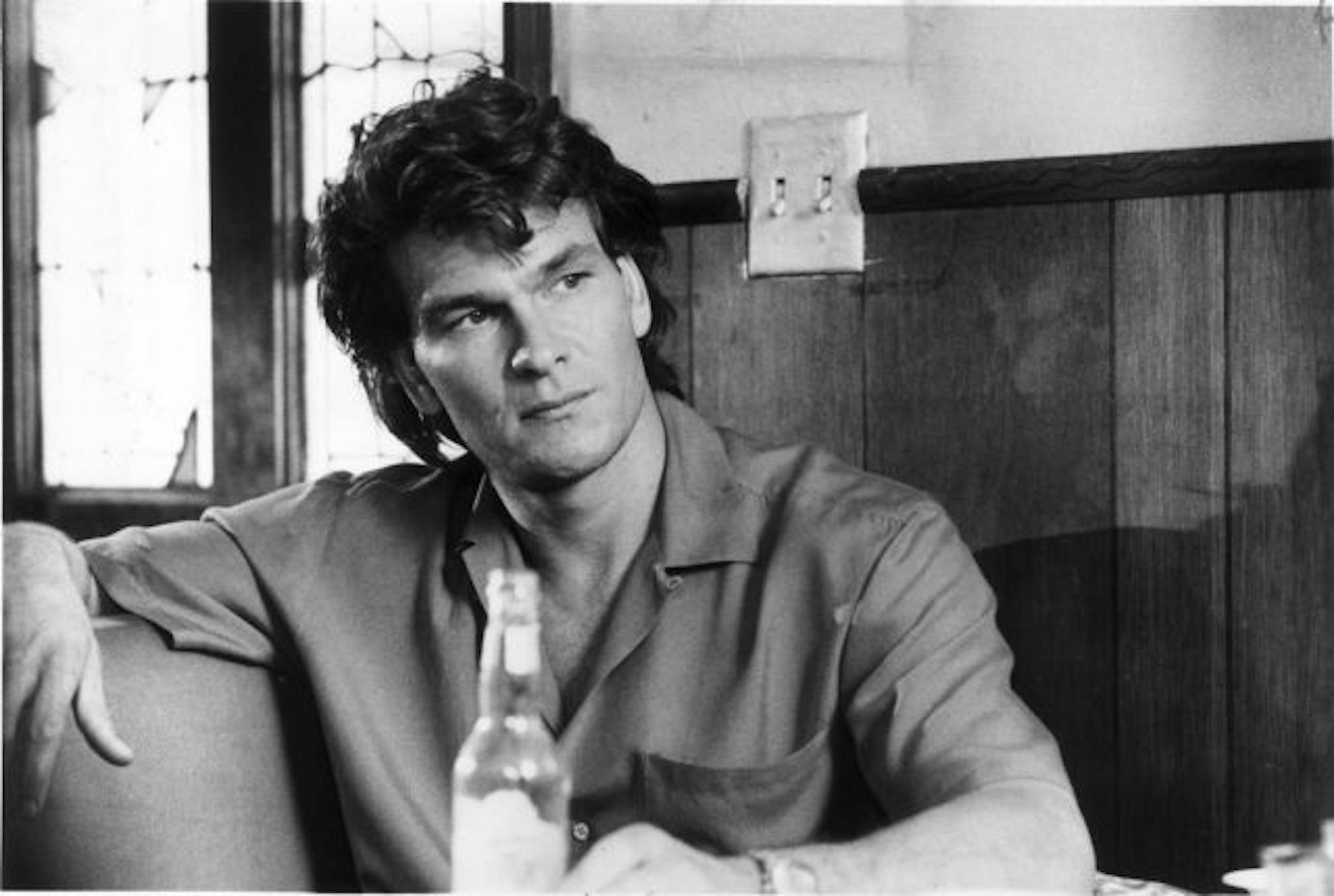 Patrick Swayze plays a barroom bouncer hired to clean up a rowdy tavern in the 1988 movie "Road House."