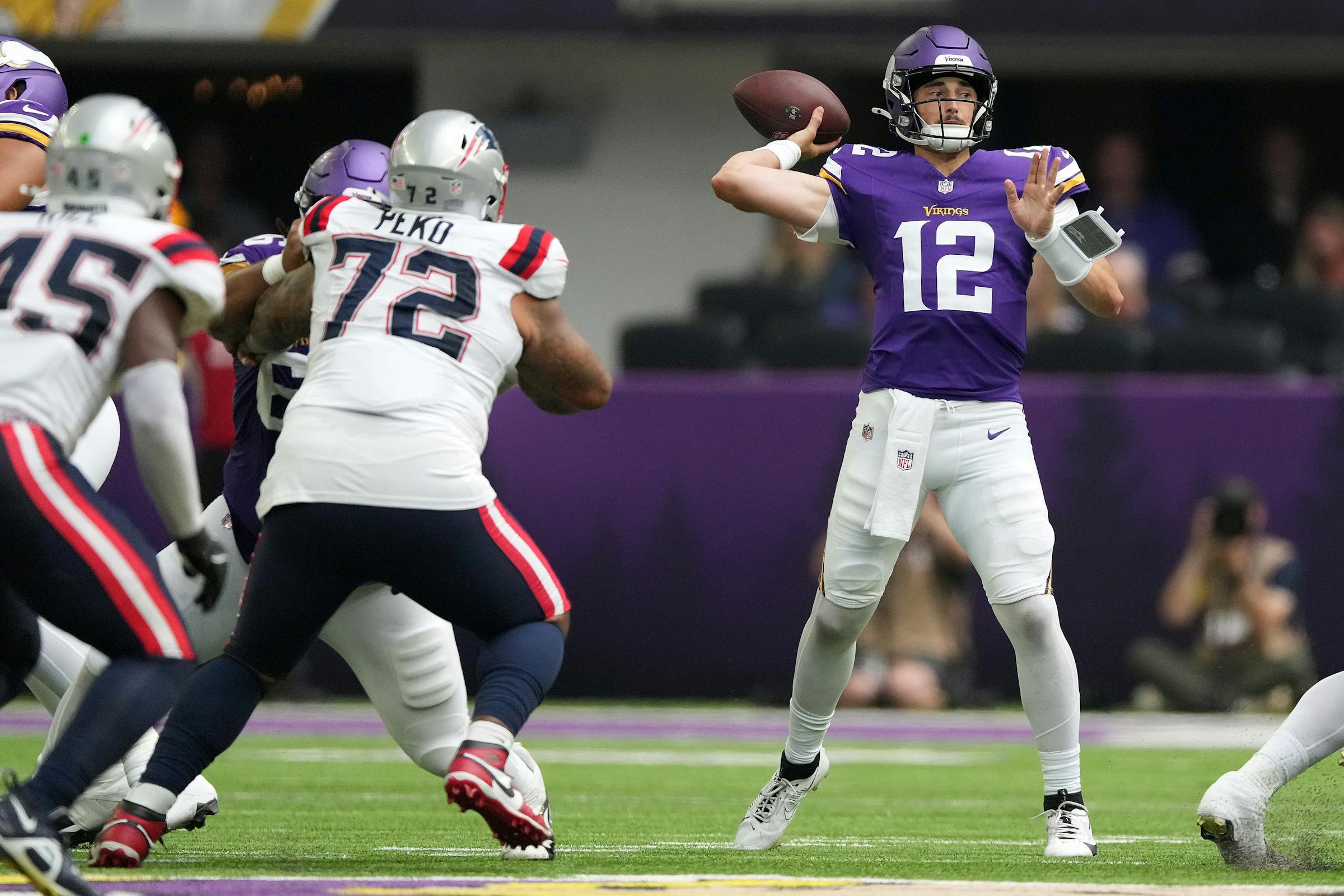 Former Gophers QB Max Brosmer stands out with the Minnesota Vikings