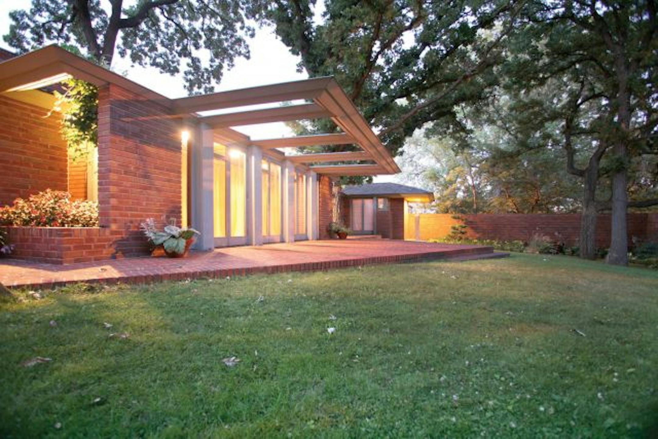 The first of Frank Lloyd Wright's "Usonian homes" is located in Prospect Park near the University of Minnesota.