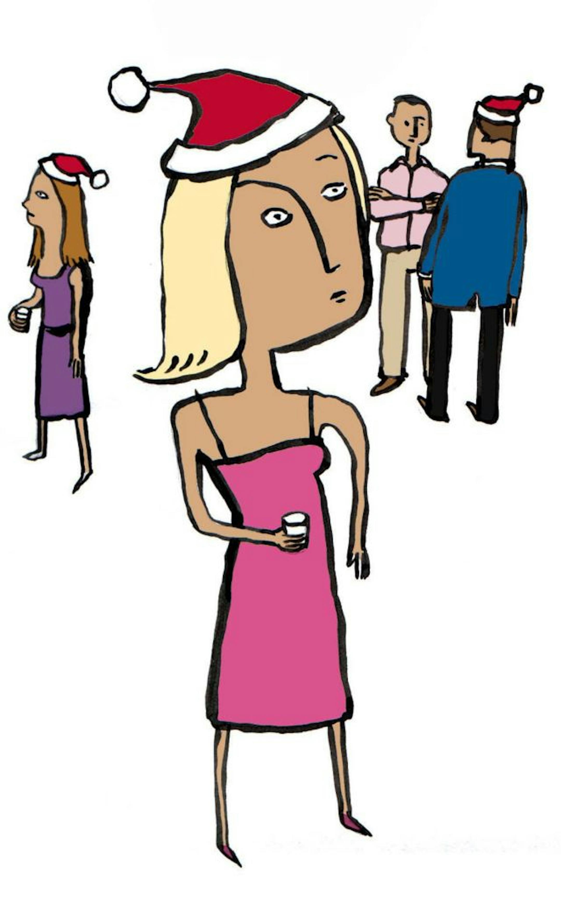 Does your spouse embarrass you by saying or doing inappropriate things at Christmas parties? Talk about it beforehand and create a safe word.