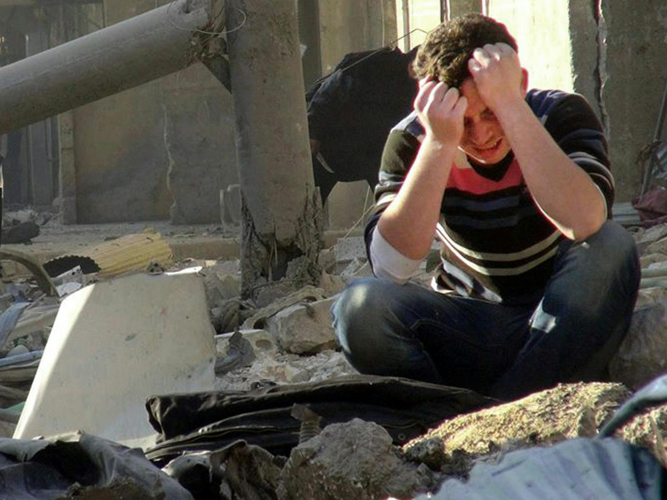 Associated Press Photo/Aleppo Media Center AMC ORG XMIT: MIN2013123114220349