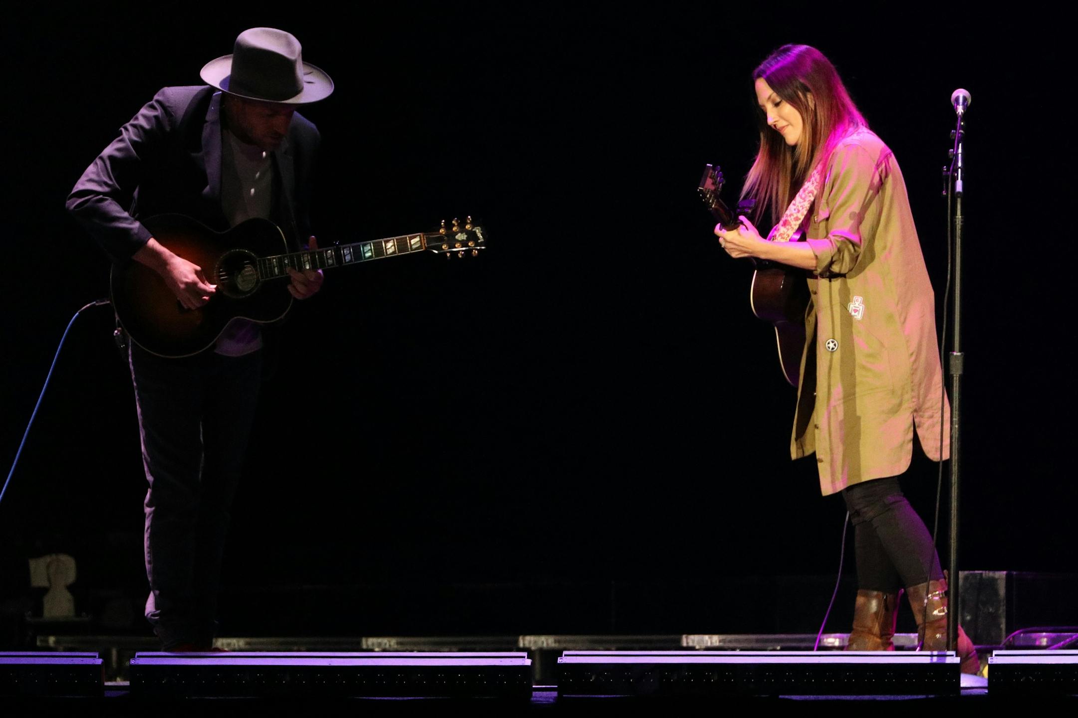 Natalie Hemby opened for country superstar couple Tim McGraw and Faith Hill Friday.