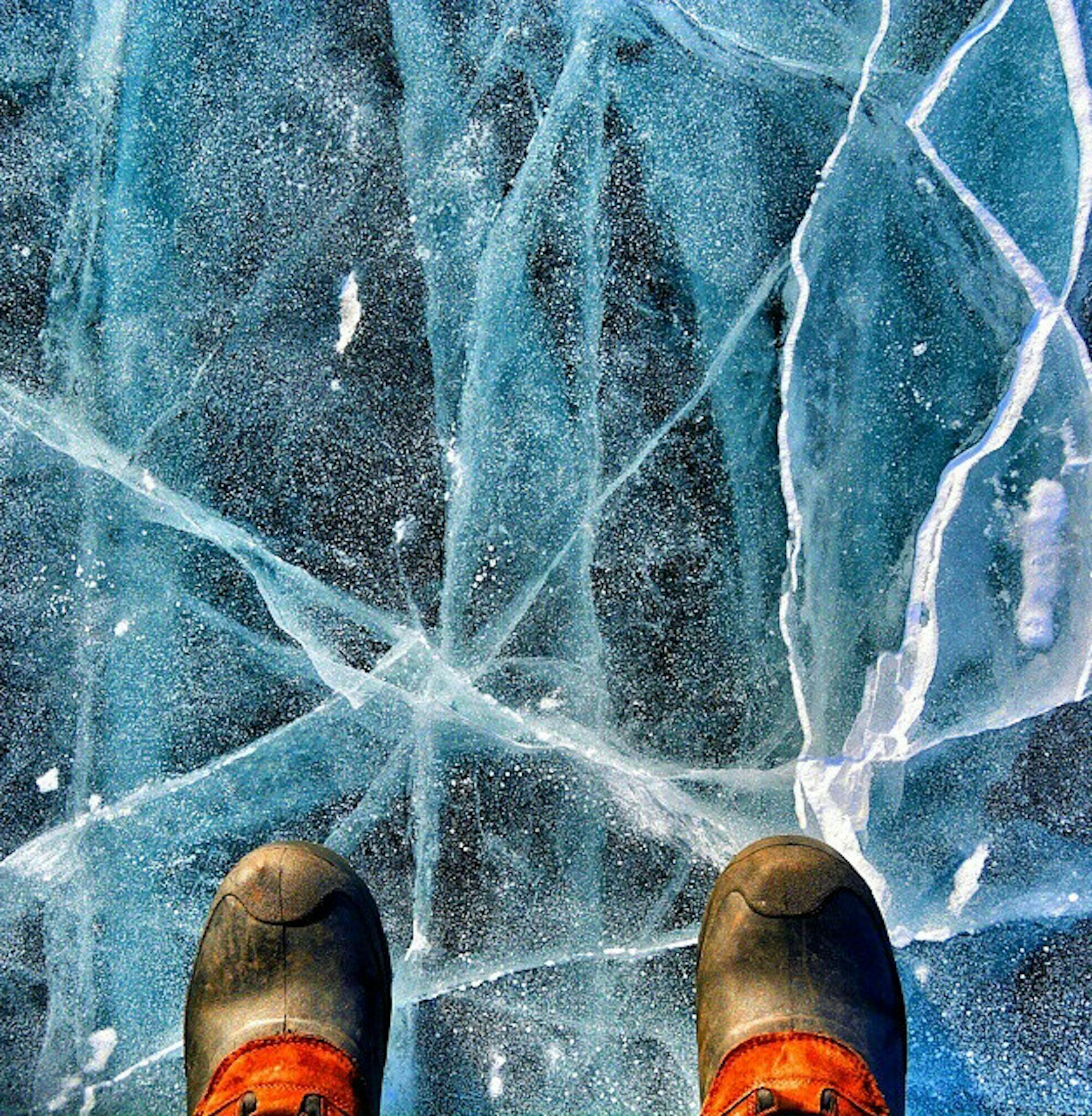 @adam.mcdaniel Ice on Kabetogama Lake in Voyageurs National Park