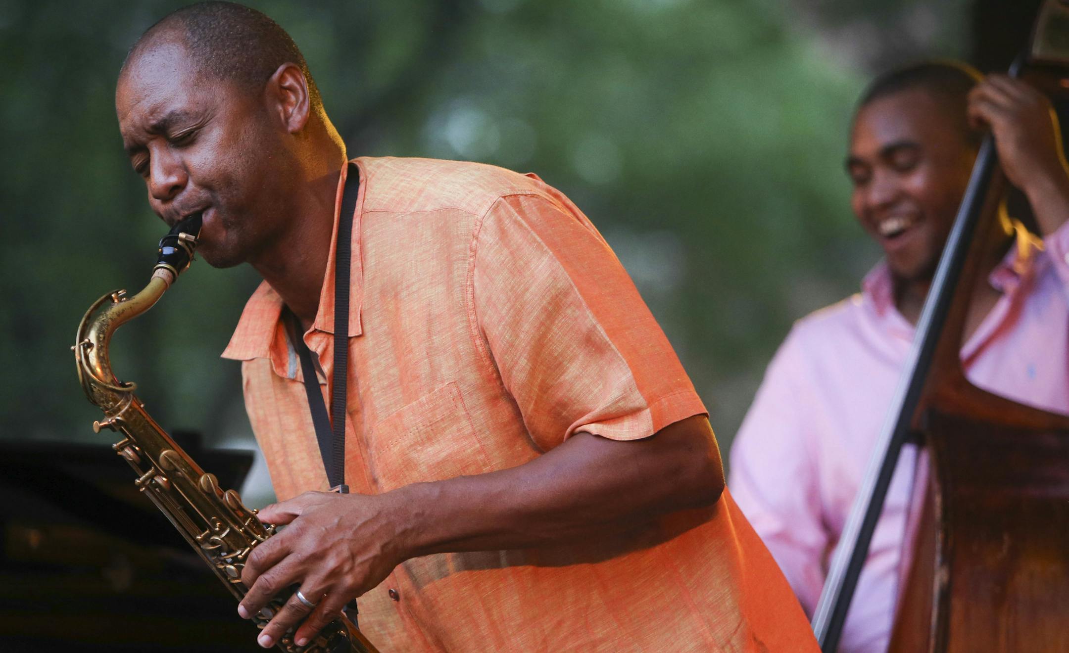 Branford Marsalis performs at the St. Paul Jazz Fest Friday, June 27, 2014, in Mears Park in St. Paul, MN.] (DAVID JOLES/STARTRIBUNE) djoles@startribune St. Paul Jazz Fest Friday, June 27, 2014at Mears Park in St. Paul, MN.