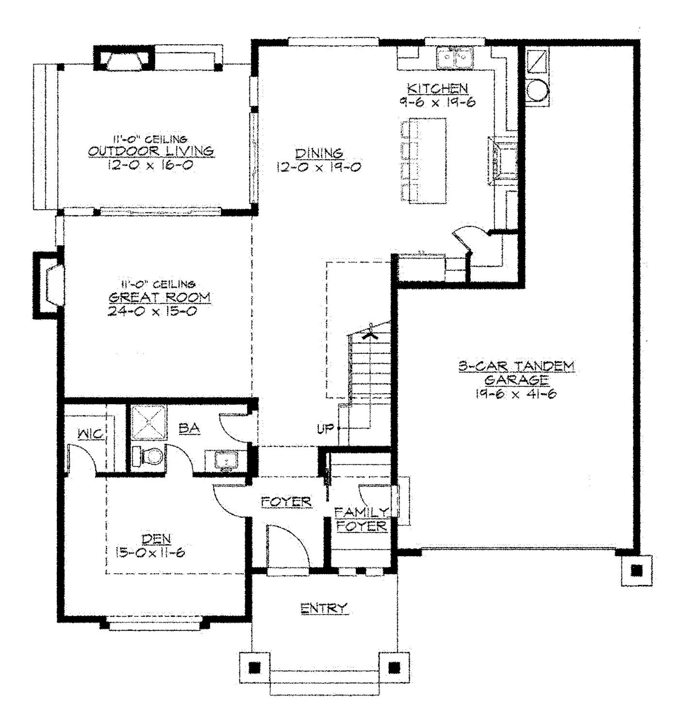 Home plan: Modern prairie with expanses of glass 012917