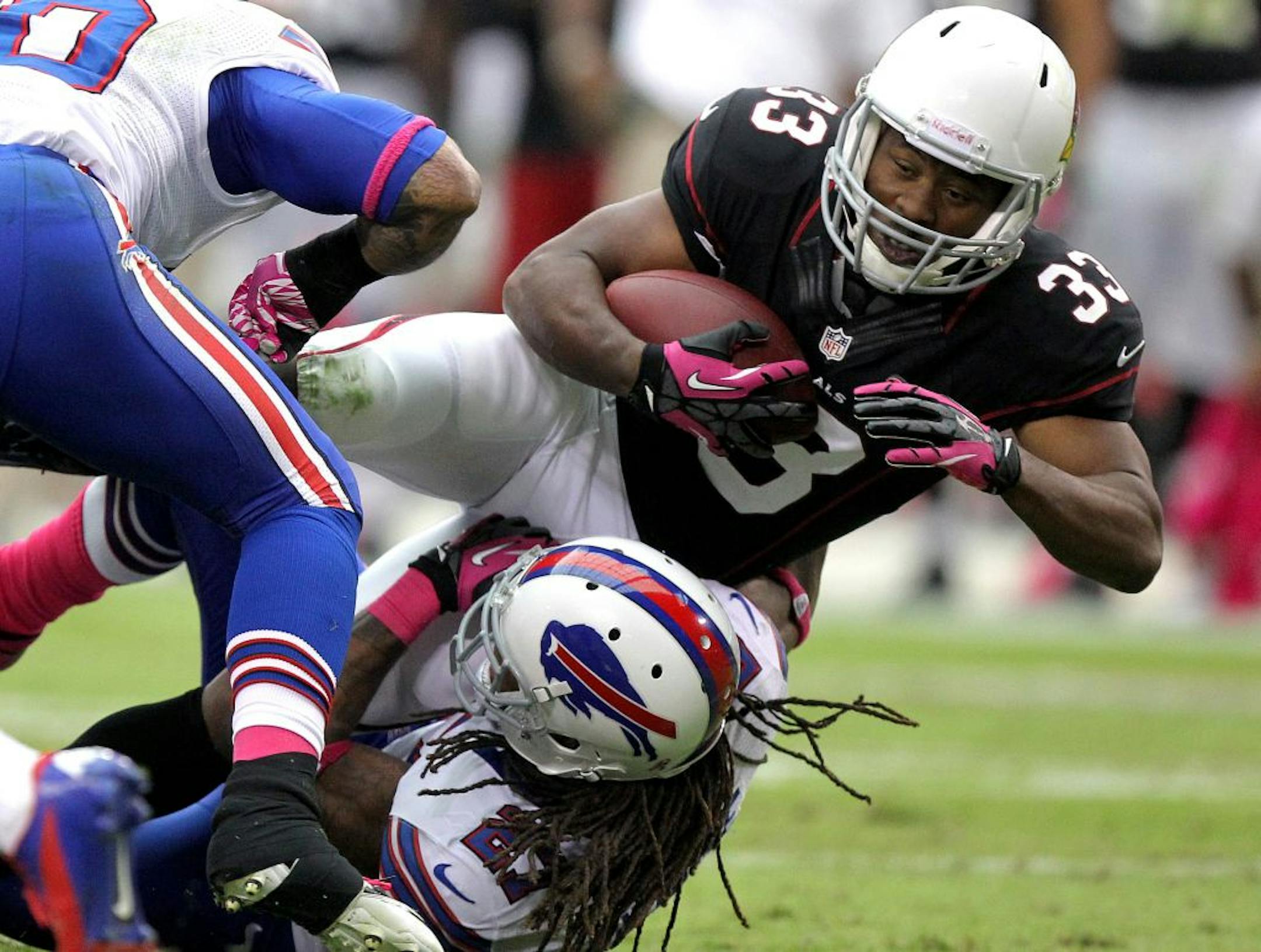 Arizona running back William Powell has been getting more carries lately.