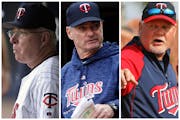From left, Tom Kelly, Paul Molitor and Ron Gardenhire are former Twins managers who never quite left the franchise.