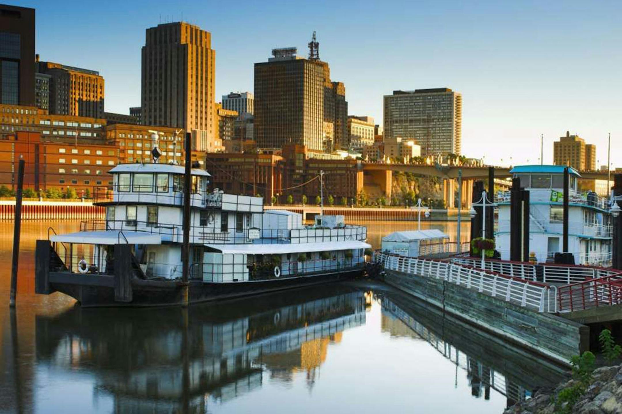 Homegazing: The Covington Inn, a 1940s towboat, which was converted into a Bed & Breakfast docked on Harriet Island in St. Paul, is for sale.