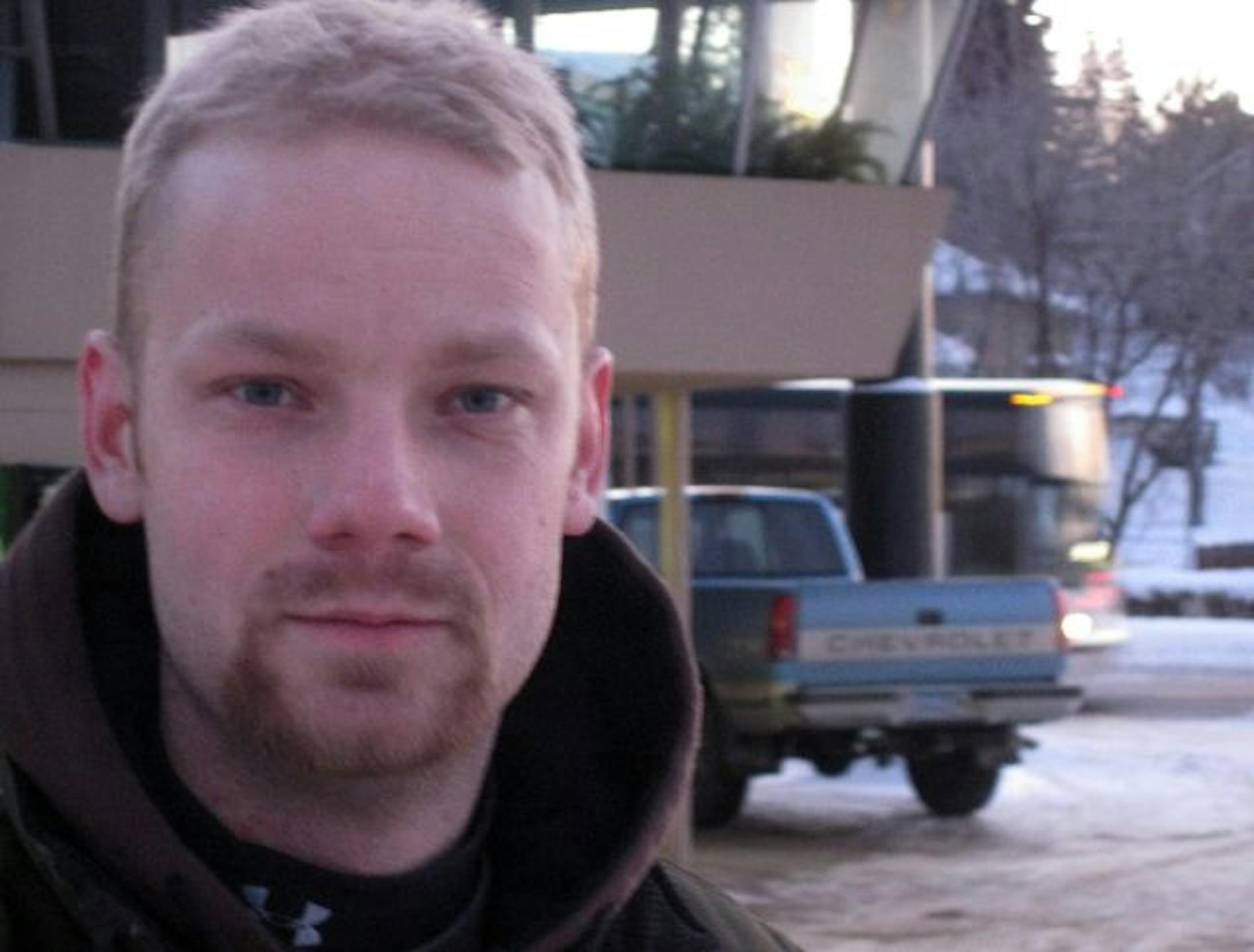 provided photo
Chad Korby, 28 yrs, works at the Frank Lloyd Wright designed gas station in Cloquet, MN