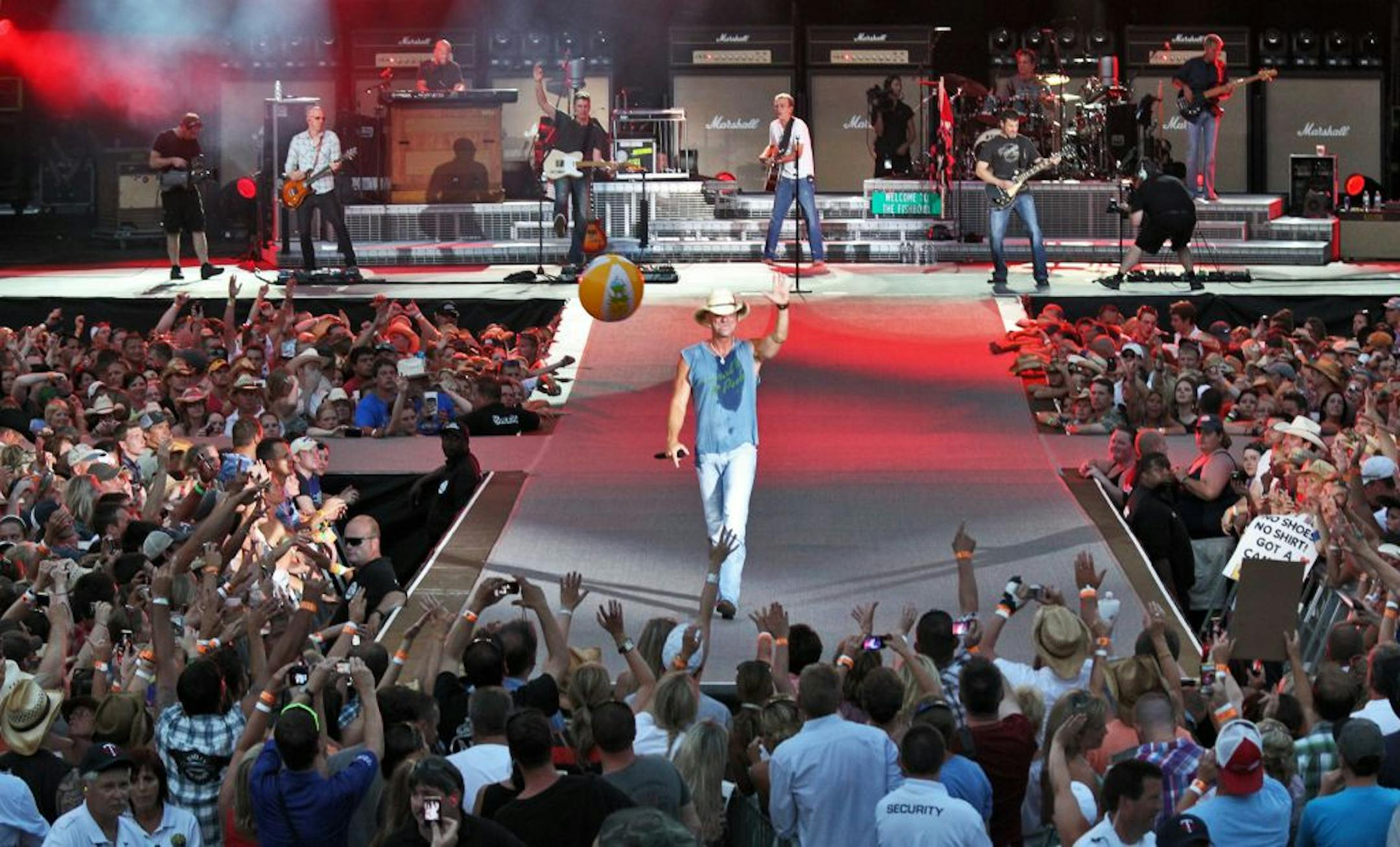 Kenny Chesney performed in concert at Target Field in July.