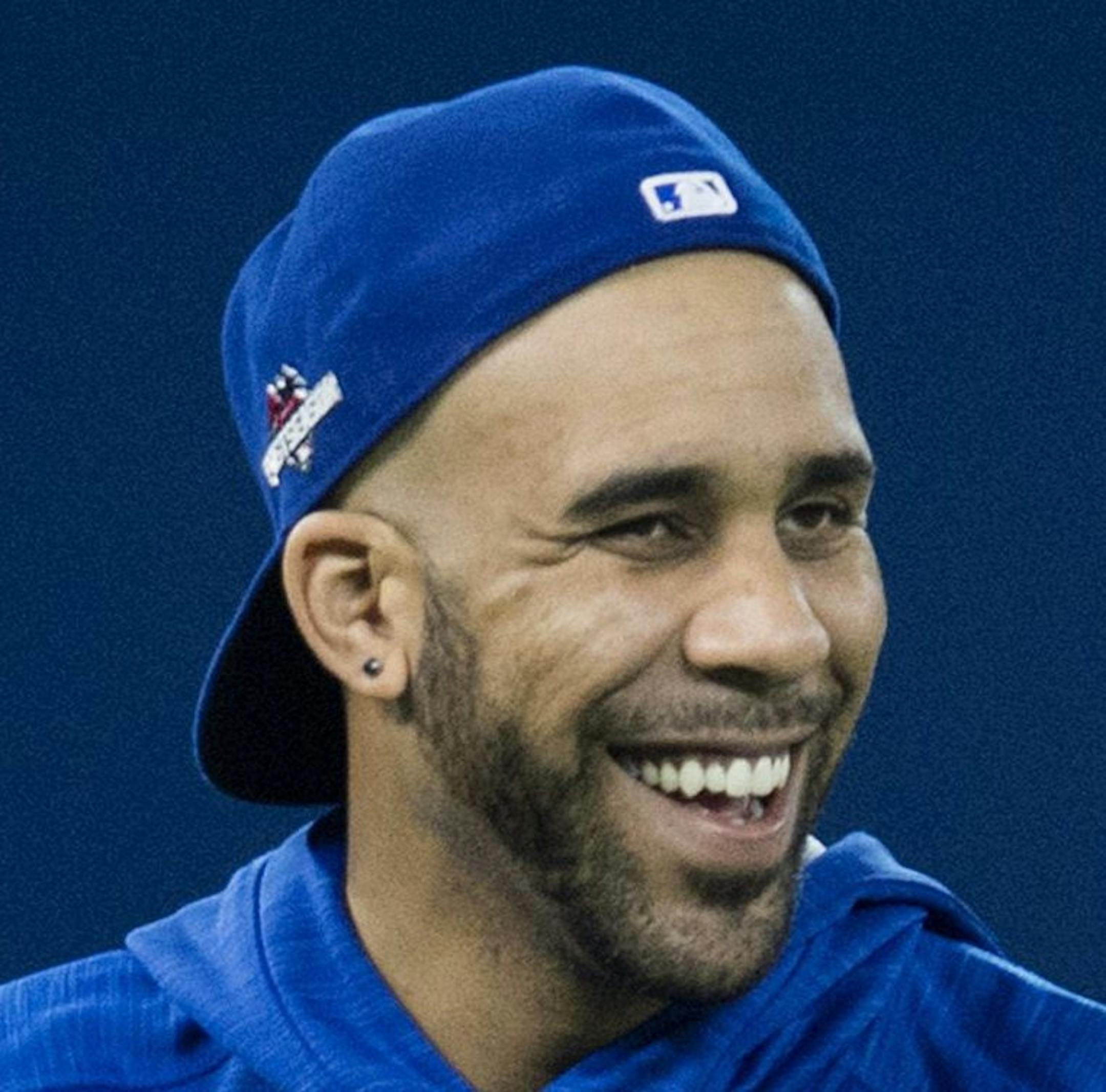 Toronto Blue Jays starting pitcher David Price laughs during a team workout at the Rogers Centre in Toronto on Wednesday, Oct. 7, 2015. The Blue Jays start the American League Divisional Series against the Texas Rangers in Toronto on Thursday. (Darren Calabrese/The Canadian Press via AP) MANDATORY CREDIT