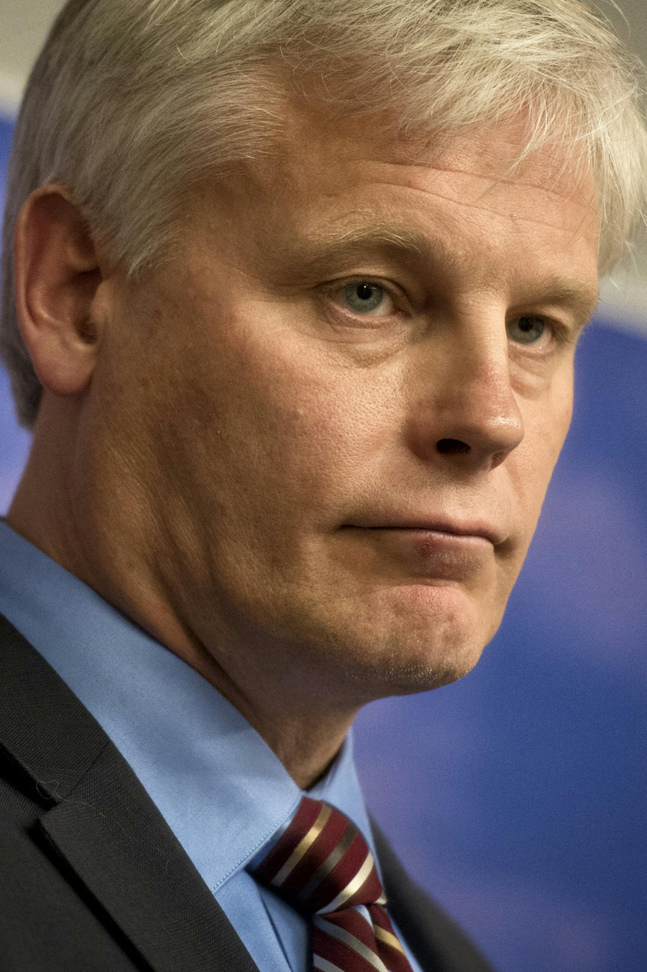House Speaker Paul Thissen listened as house democrats unveiled their education plan with the House education omnibus finance bill that they say will close the achievement gap by 2027. Tuesday, April 9, 2013 ] GLEN STUBBE * gstubbe@startribune.com ORG XMIT: MIN1304091617060049