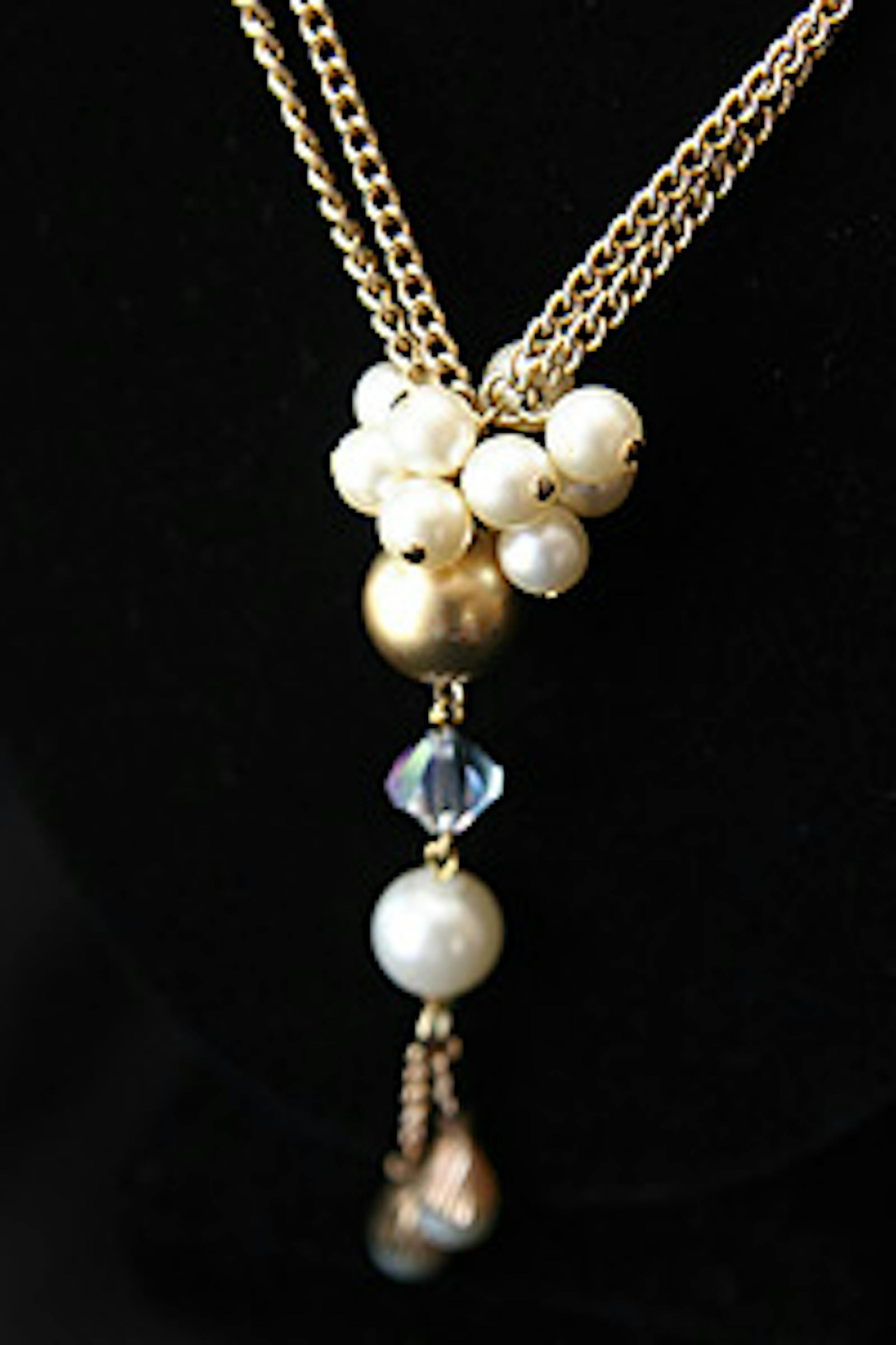 Holly Luke and Jen Des Lauriers' line incorporates charmlike arrangements of pearls, clusters of beads, bejeweled hearts and chain into arrangements that are sweetly retro yet boldly modern.