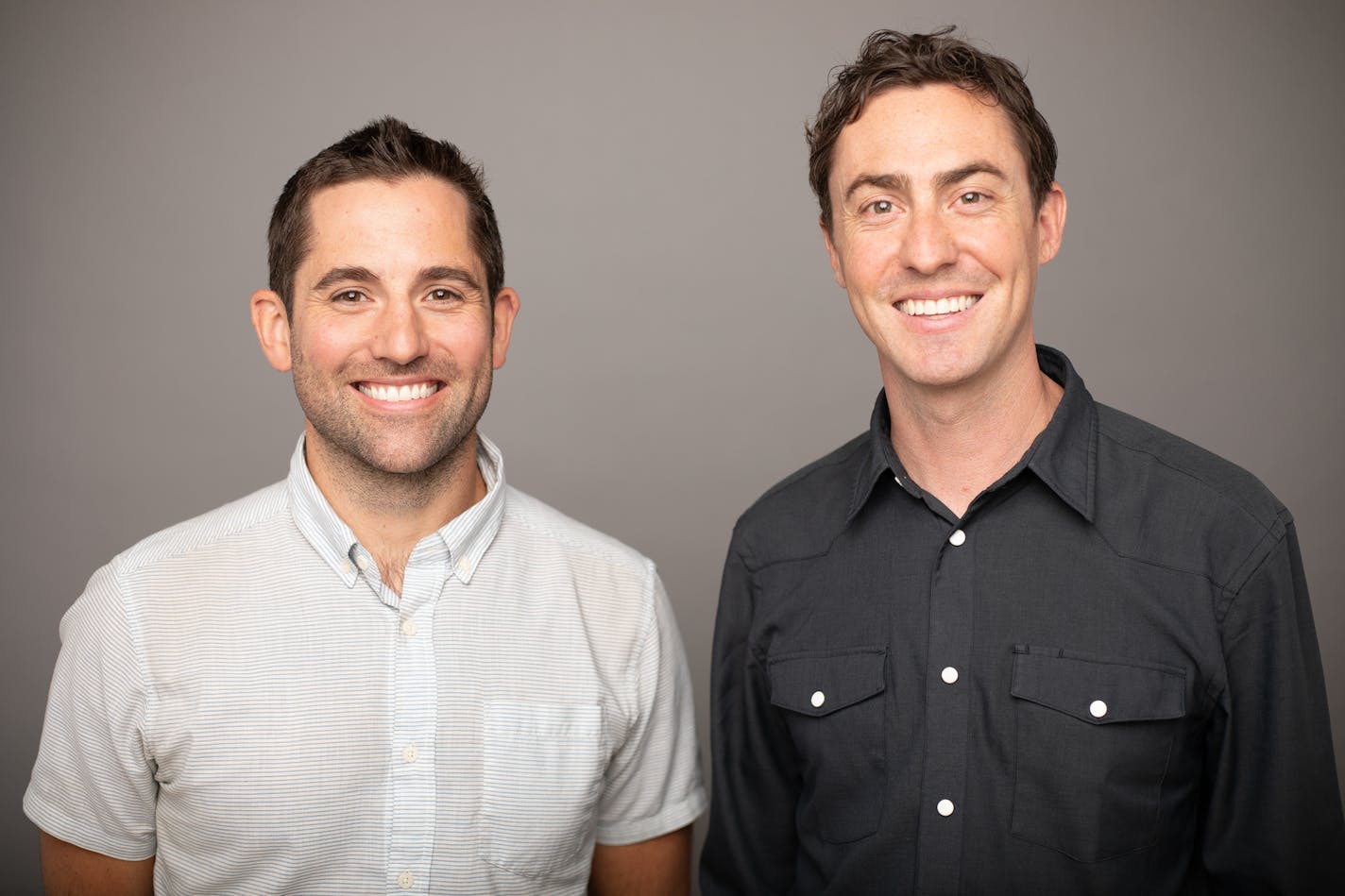 Ryan Broshar, left, and Natty Zola, right, partners in Matchstick Ventures. (Provided by Matchstick)