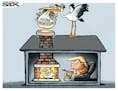Sack cartoon: Trump and the Paris climate deal