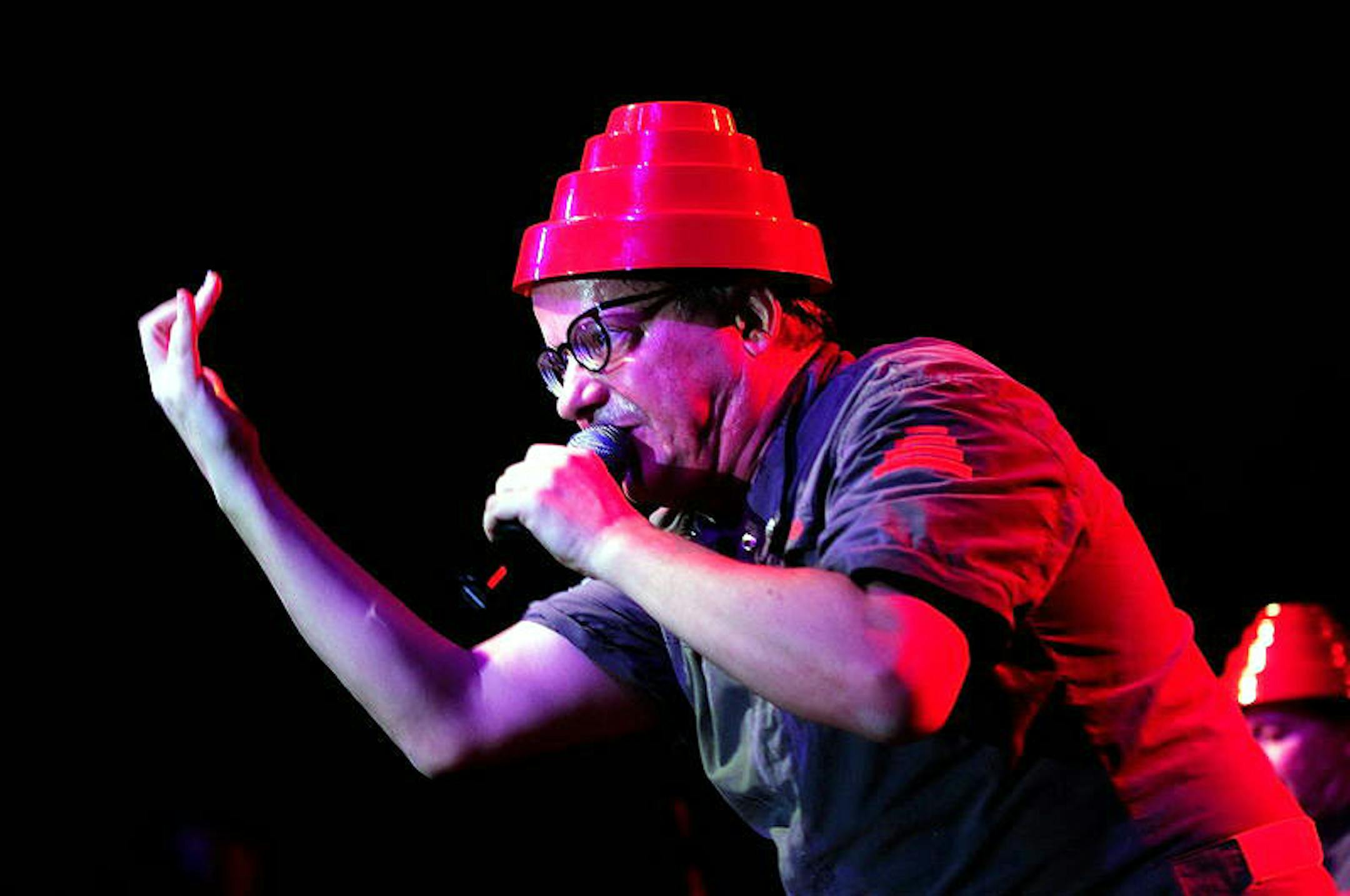 Devo performs at the Sutin Music Hall at the South By Southwest music festival in Austin, Texas on March 20, 2009.