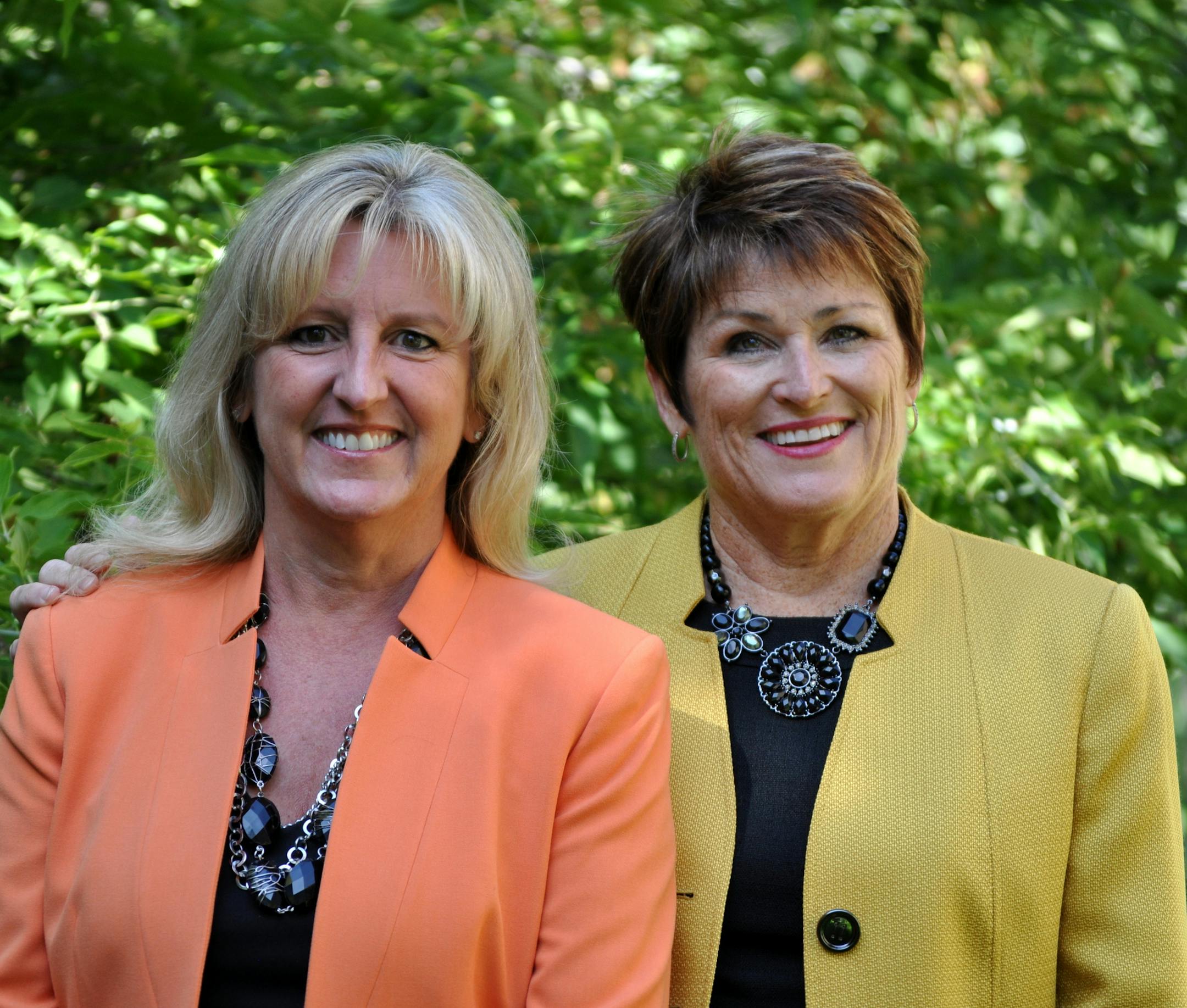 Kris Larson and Sally Mainquist of the Veritae Group.