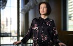 Minnesota Orchestra Associate Conductor Akiko Fujimoto stood for a portrait on Tuesday, March 17, 2020 at the Minnesota Orchestra Hall in Minneapolis,