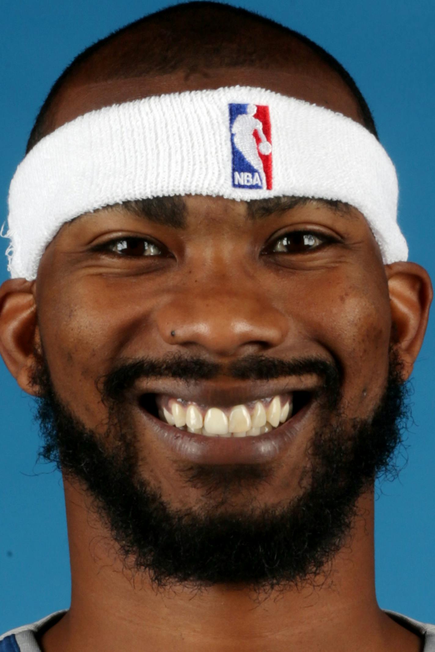 Minnesota Timberwolves' Corey Brewer poses for media day photos Monday, Sept. 29, 2014, in Minneapolis. (AP Photo/Jim Mone) ORG XMIT: MP10