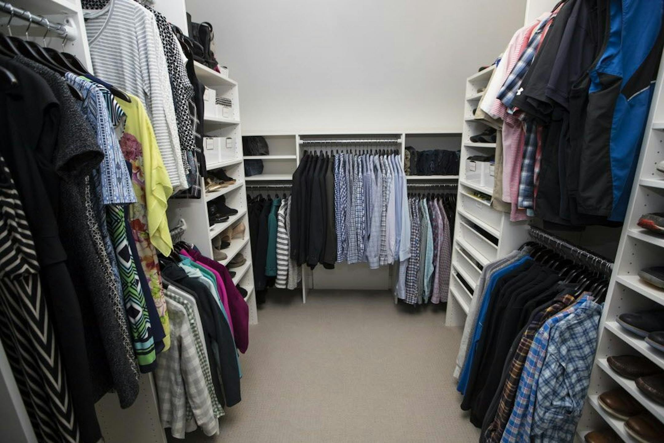 Vig also helped Kershner declutter and reorganize her and her husband's closet.