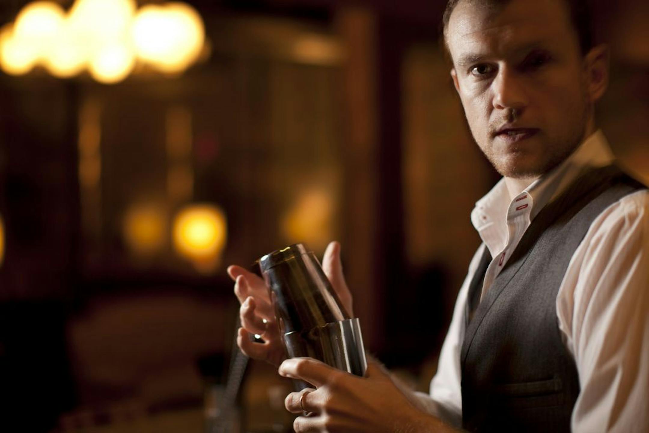 Shake shake shake: Marvel Bar mixologist Pip Hanson.